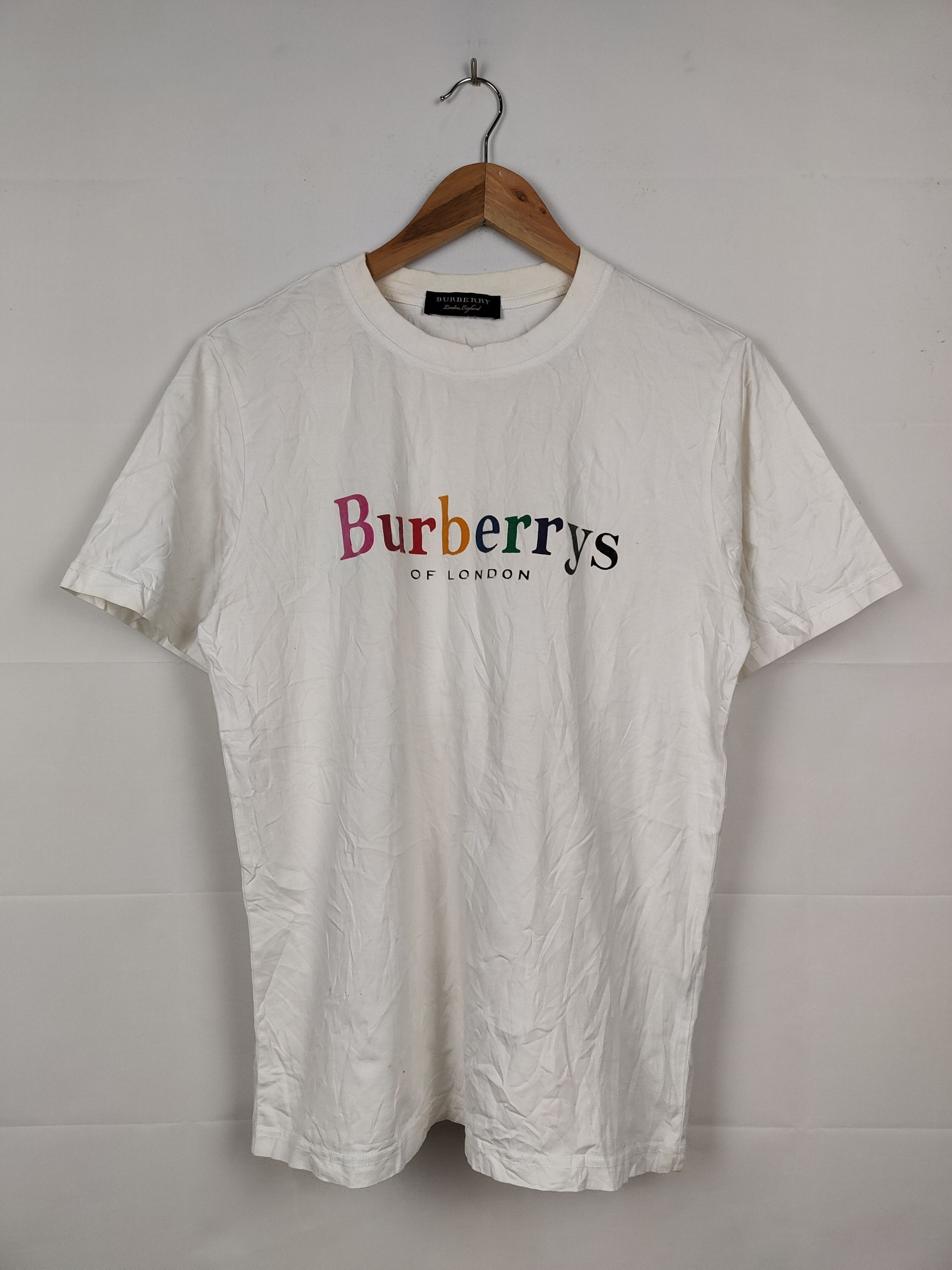 Burberry Burberry Rainbow Reissue Spellout Tee Shirt Grailed