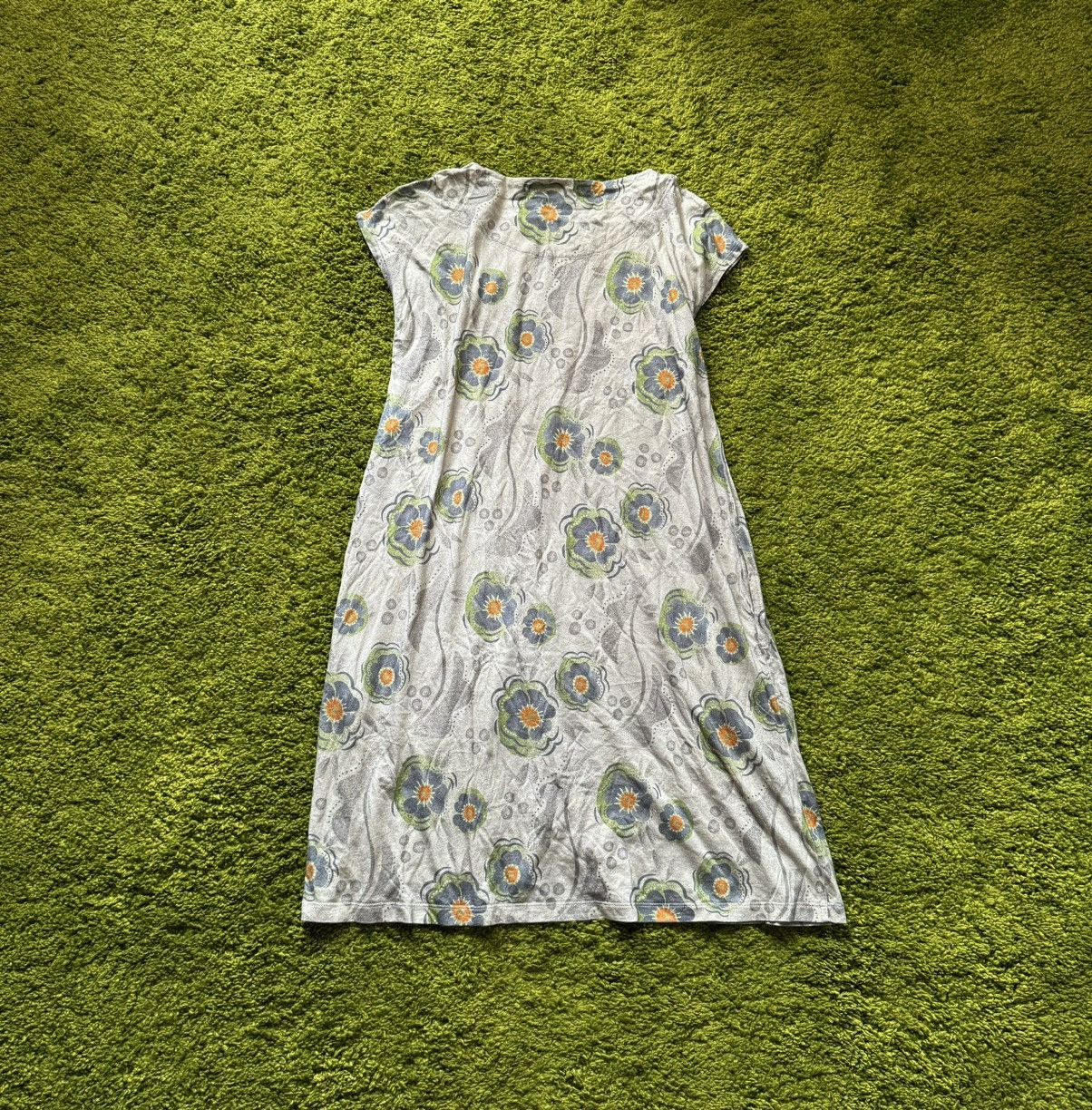 Designer Gudrun Sjoden avant Garde floral pattern dress Size S / US 4 / IT 40 - 2 Thumbnail