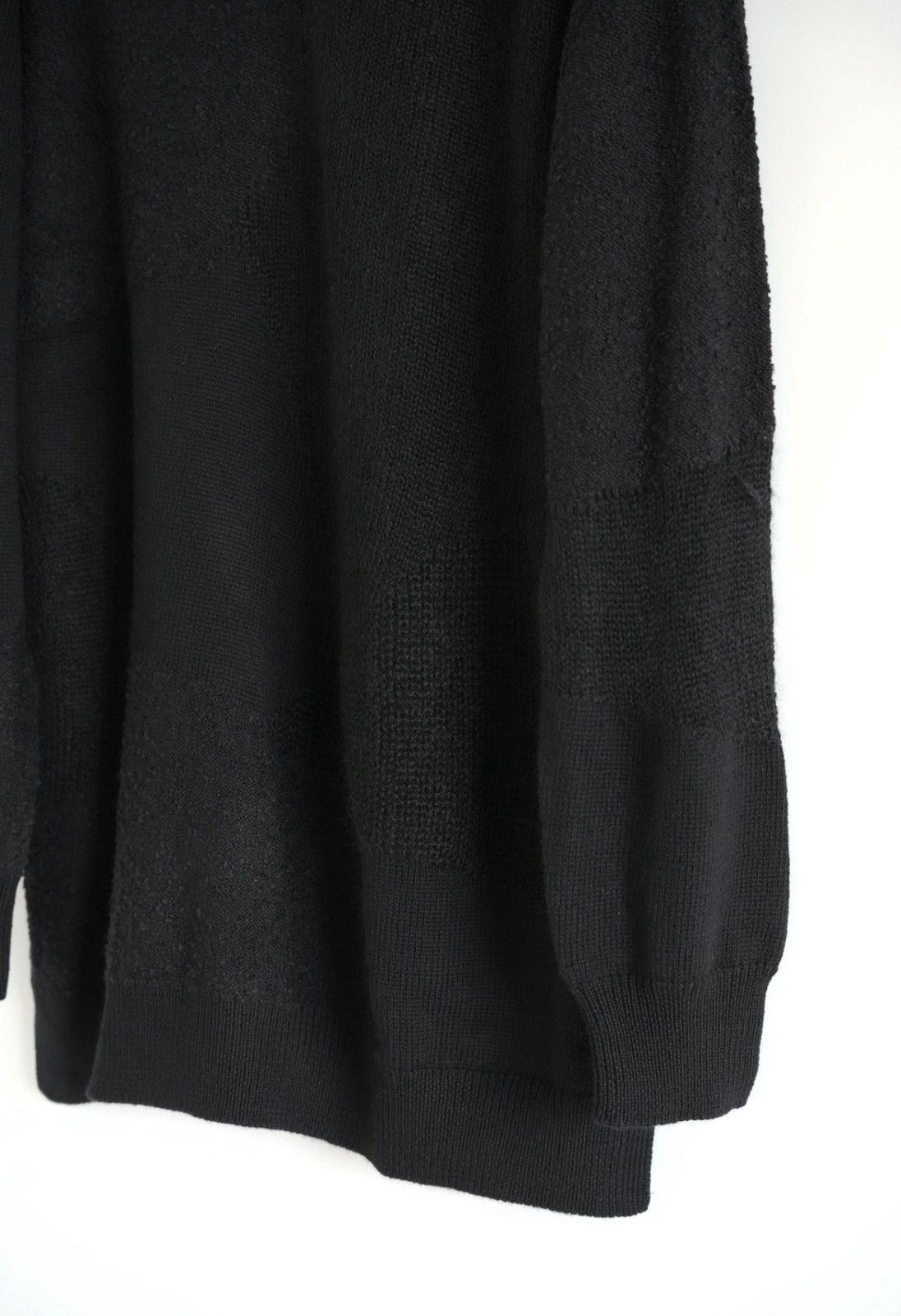 Yohji Yamamoto Yohji Yamamoto 24aw Brushed Vintage Panel Sweater K4 Size US L / EU 52-54 / 3 - 5 Thumbnail