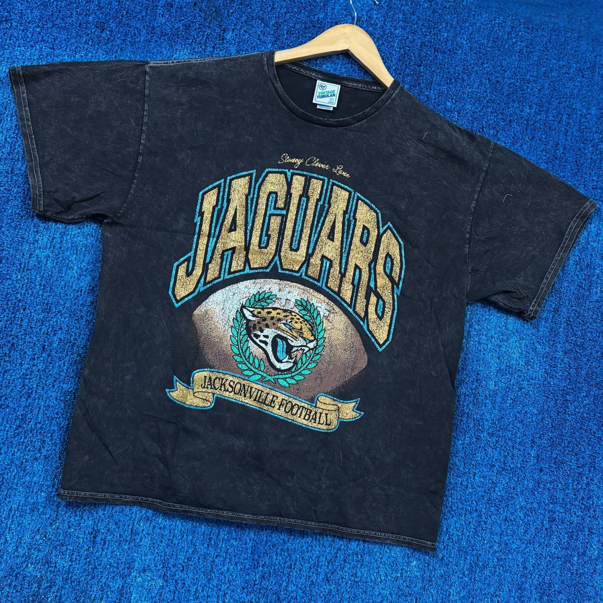47 Brand Stoney Clover Lane Jacksonville Jaguar Glitter Rocker Tee XL Size US XL / EU 56 / 4 - 3 Thumbnail