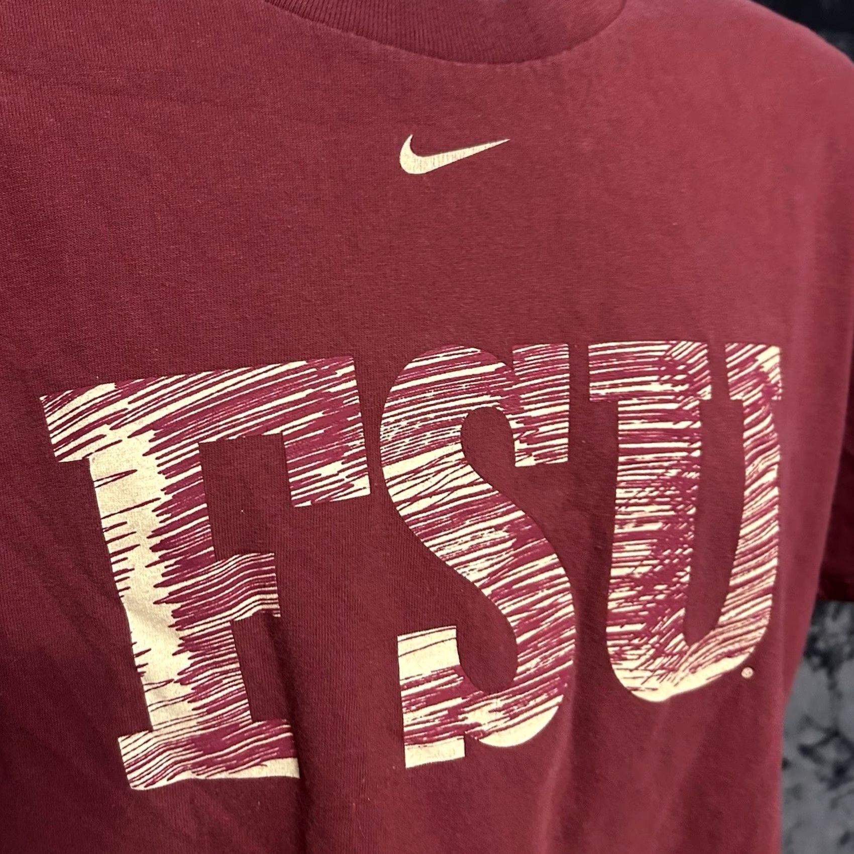 Nike VINTAGE Nike Florida State Seminoles Shirt Men Medium Double Sided Swoosh Nike T-Shirt Size US M / EU 48-50 / 2 - 4 Thumbnail