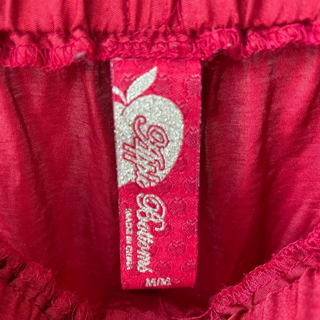 Other Vintage Y2K Apple Bottoms Red Satin Romper Removable Straps Size US 28 / EU 44 - 9 Thumbnail