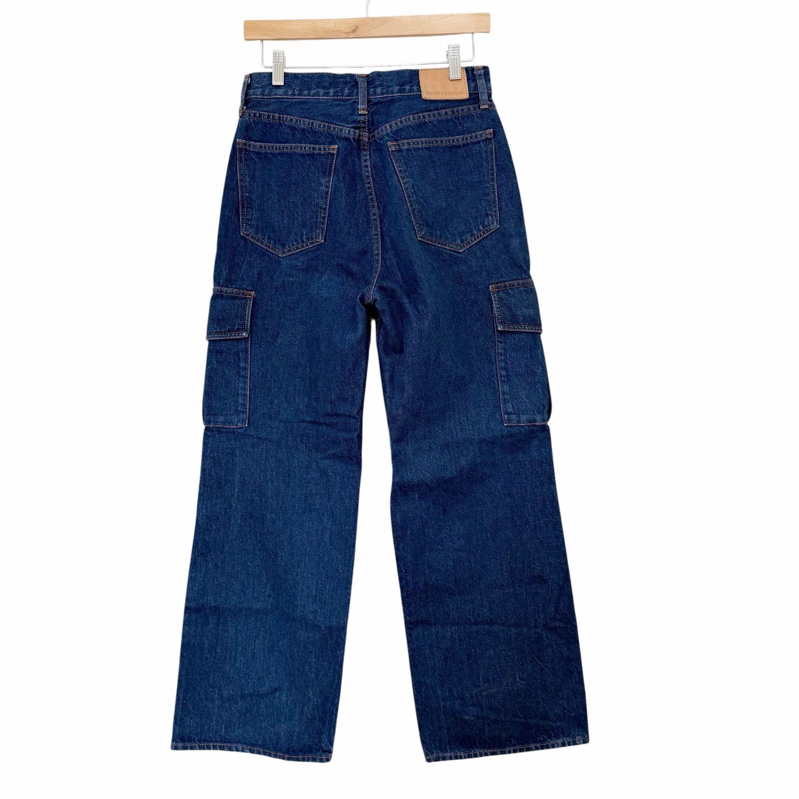 Other Denim Forum Farrah High Rise Wide Leg Jeans Sz 28 Size 28" / US 6 / IT 42 - 6 Thumbnail