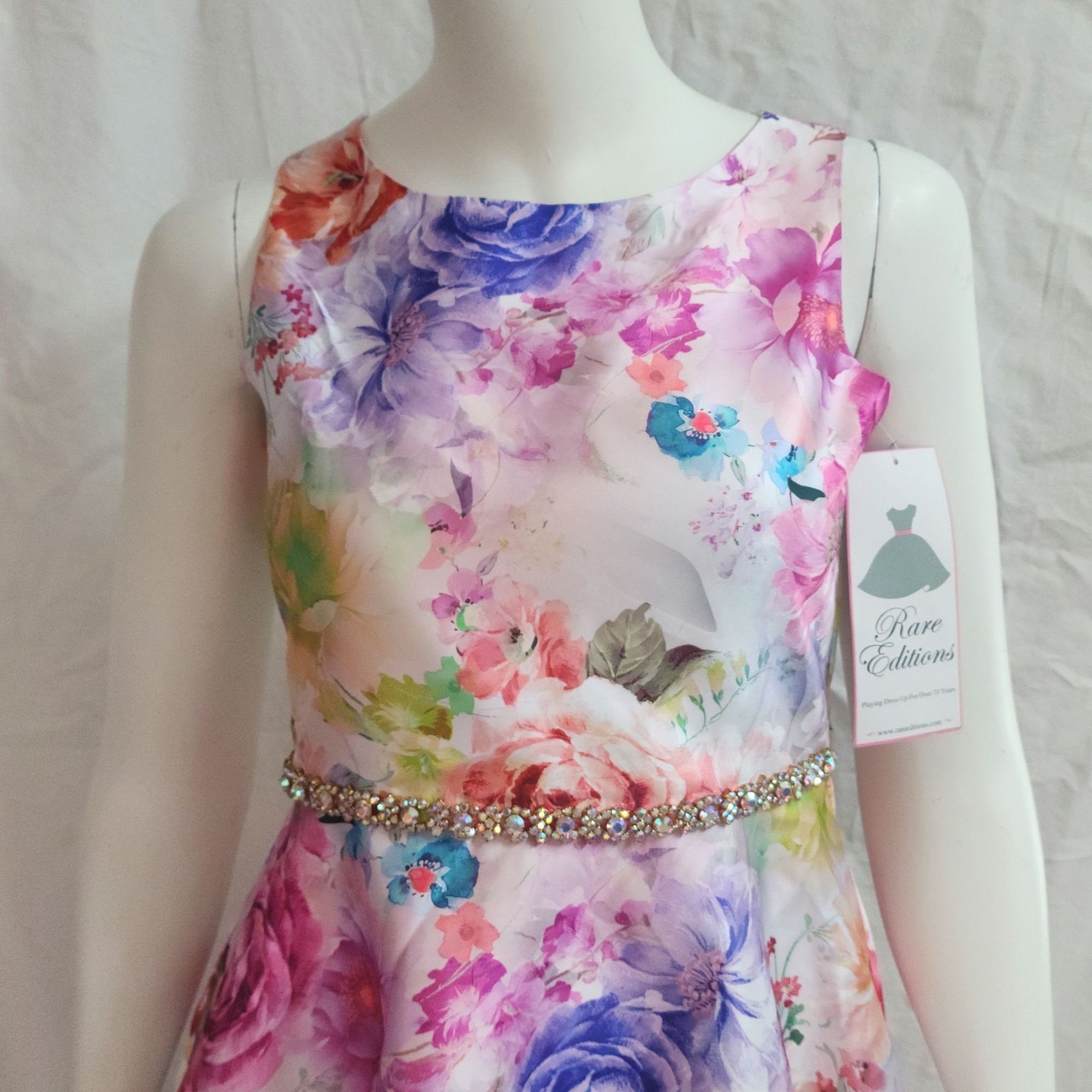Other Girls Rare Edition Dress Size 16 XL Party Princess Floral Go Size XS / US 0-2 / IT 36-38 - 4 Thumbnail