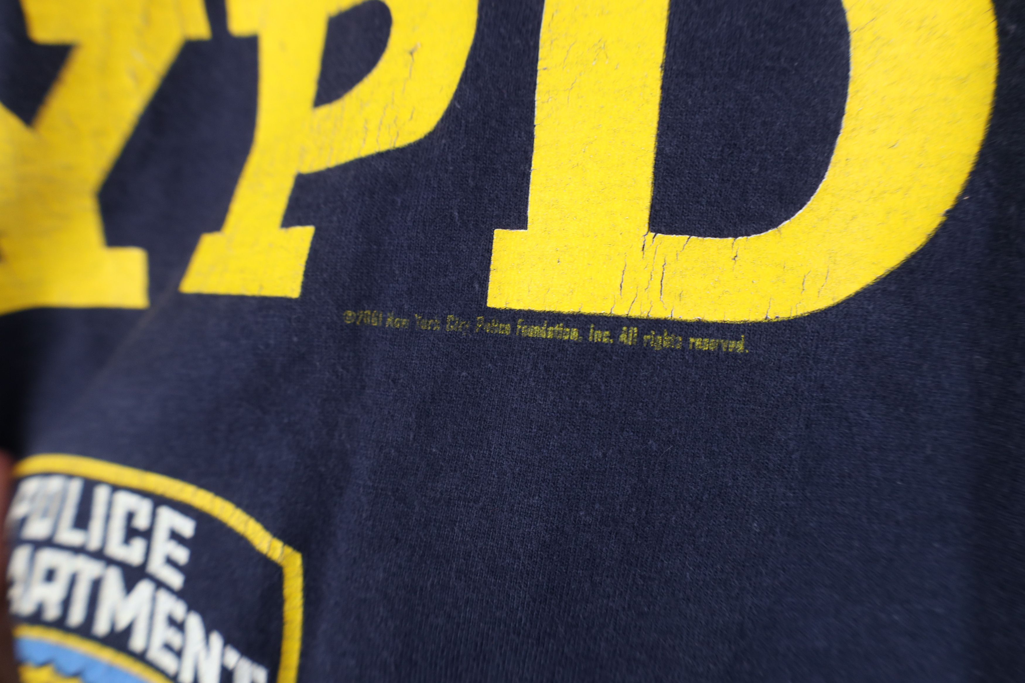 Vintage Vintage Y2K 2001 New York Department Heavyweight T-Shirt Size US XL / EU 56 / 4 - 5 Thumbnail