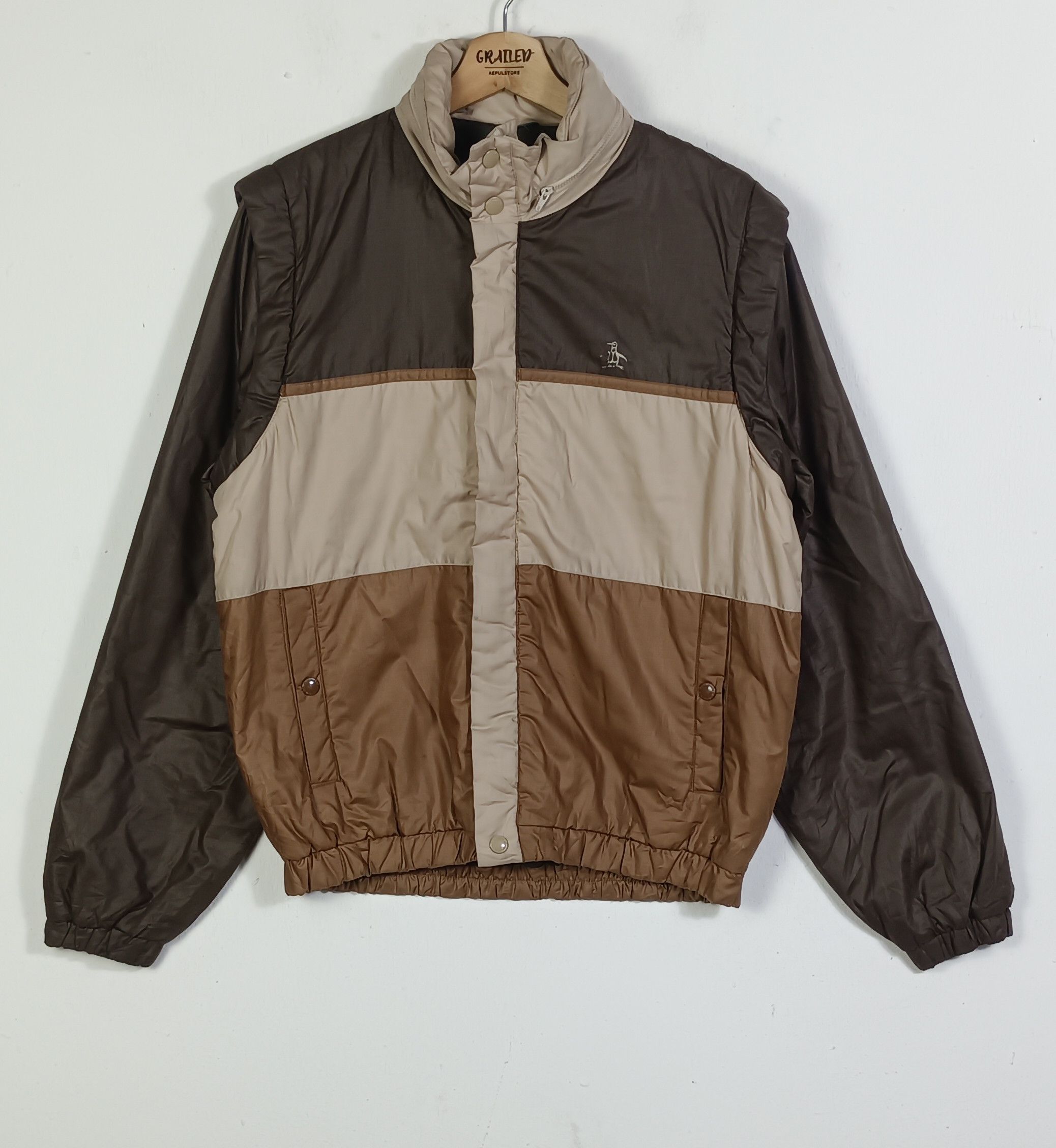 Grand Slam × Japanese Brand Vintage🔥 Grand Slam Munsingwear Multicolour Windbraker Size US L / EU 52-54 / 3 - 1 Thumbnail