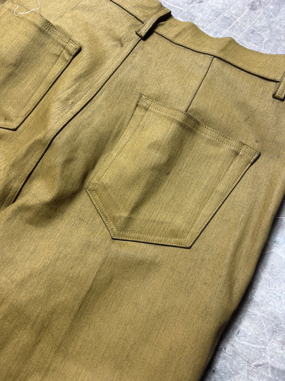 Rick Owens Rick Owens FW24 Porterville Bolan Cut Jeans in Honey Size US 31 - 10 Thumbnail