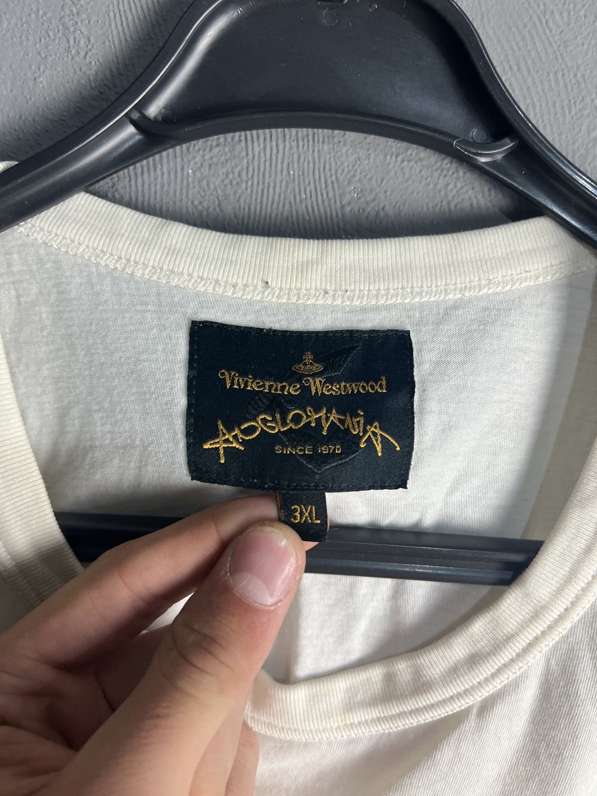 Vivienne Westwood VIVIENNE WESTWOOD T-SHIRT BIG LOGO GRAPHIC DESIGN Size US XL / EU 56 / 4 - 4 Thumbnail