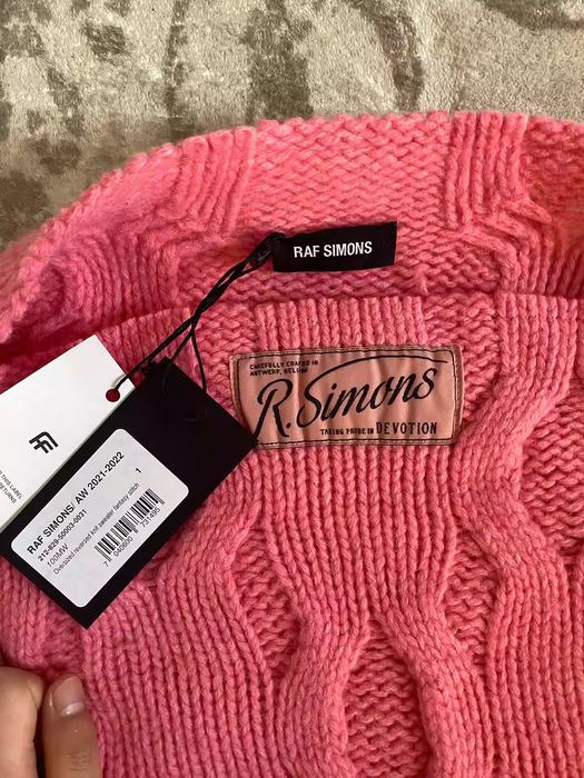 Raf Simons RafSimons 21AW Oversized Sweater in Pink | Grailed