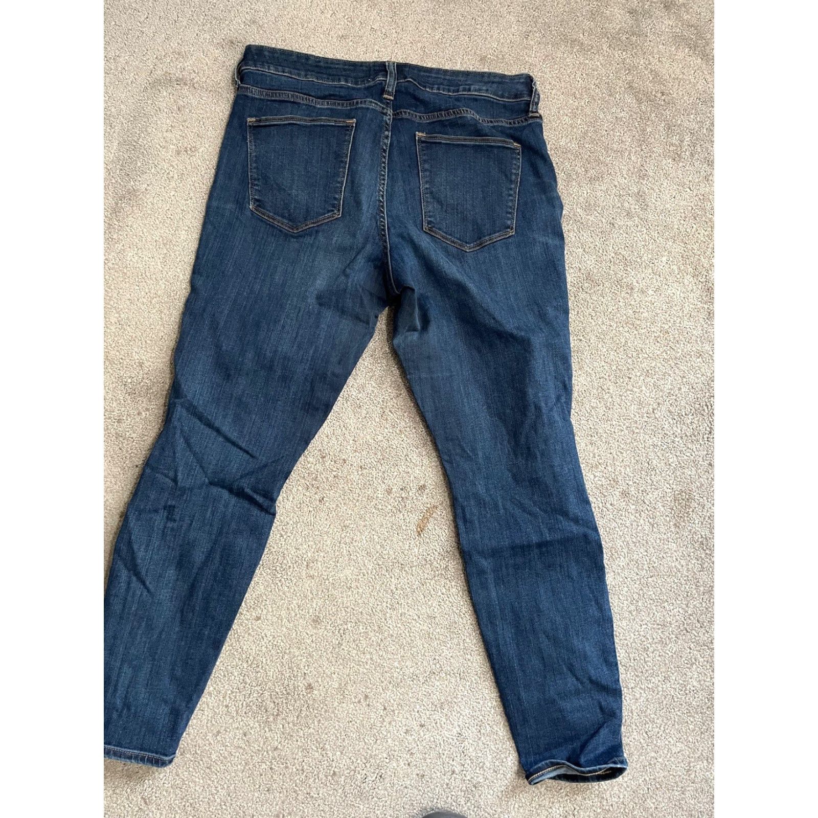 Gap Gap 1969 Women Jeans 32R Blue Cotton Blend Mid Rise Skinny Denim 5-Pocket City Size 24" / US 00 / IT 34 - 3 Thumbnail