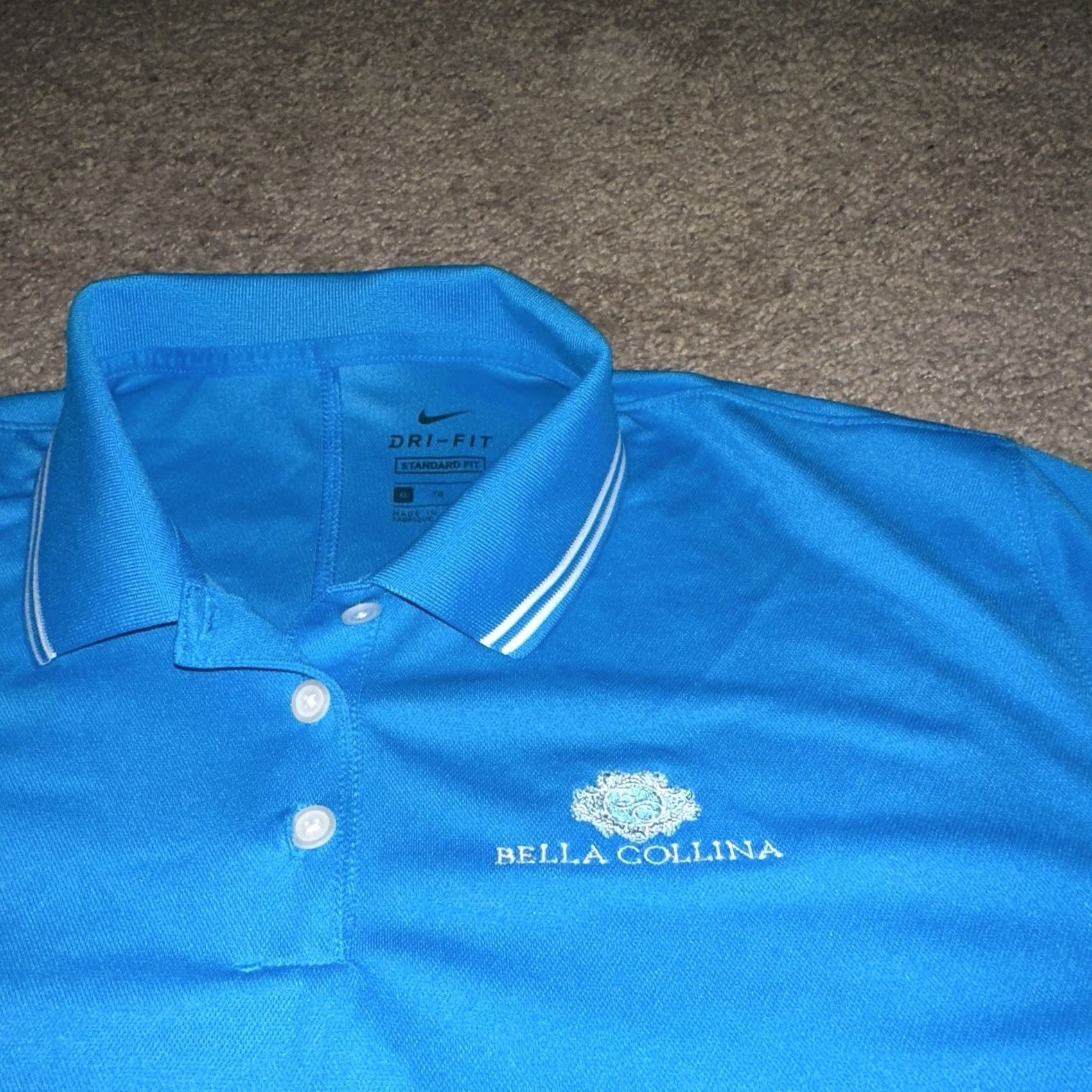 Nike Nike Polo Shirt Womens XL Dri-Fit Golf Breathable Blue Short Sleeve Size XL / US 12-14 / IT 48-50 - 4 Thumbnail
