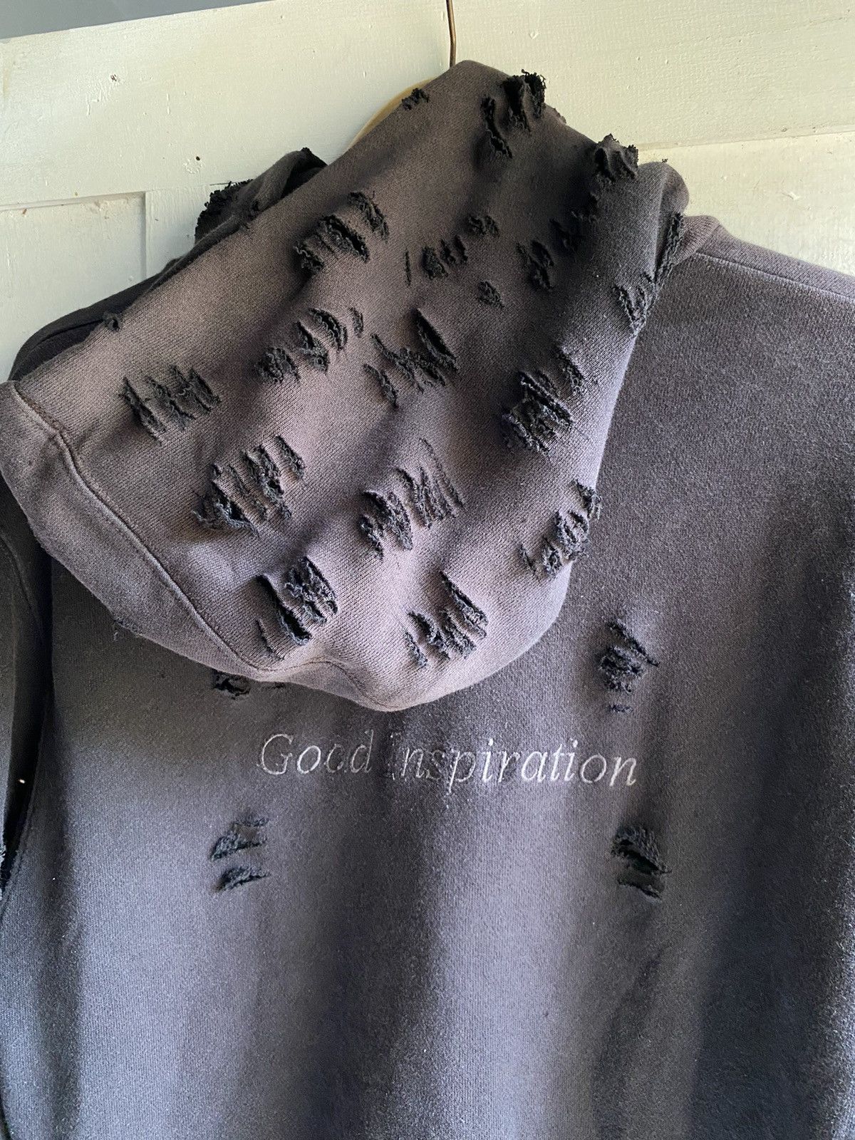 Maison MIHARA YASUHIRO × Vintage Miharayasuhiro Good Inspiration distressed hoodie Size US S / EU 44-46 / 1 - 7 Thumbnail