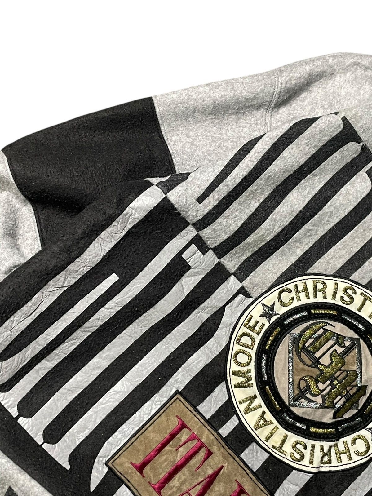 Japanese Brand × Vintage Christian Mode Embroidered Big Logo Hoodies (70) Size US L / EU 52-54 / 3 - 4 Thumbnail
