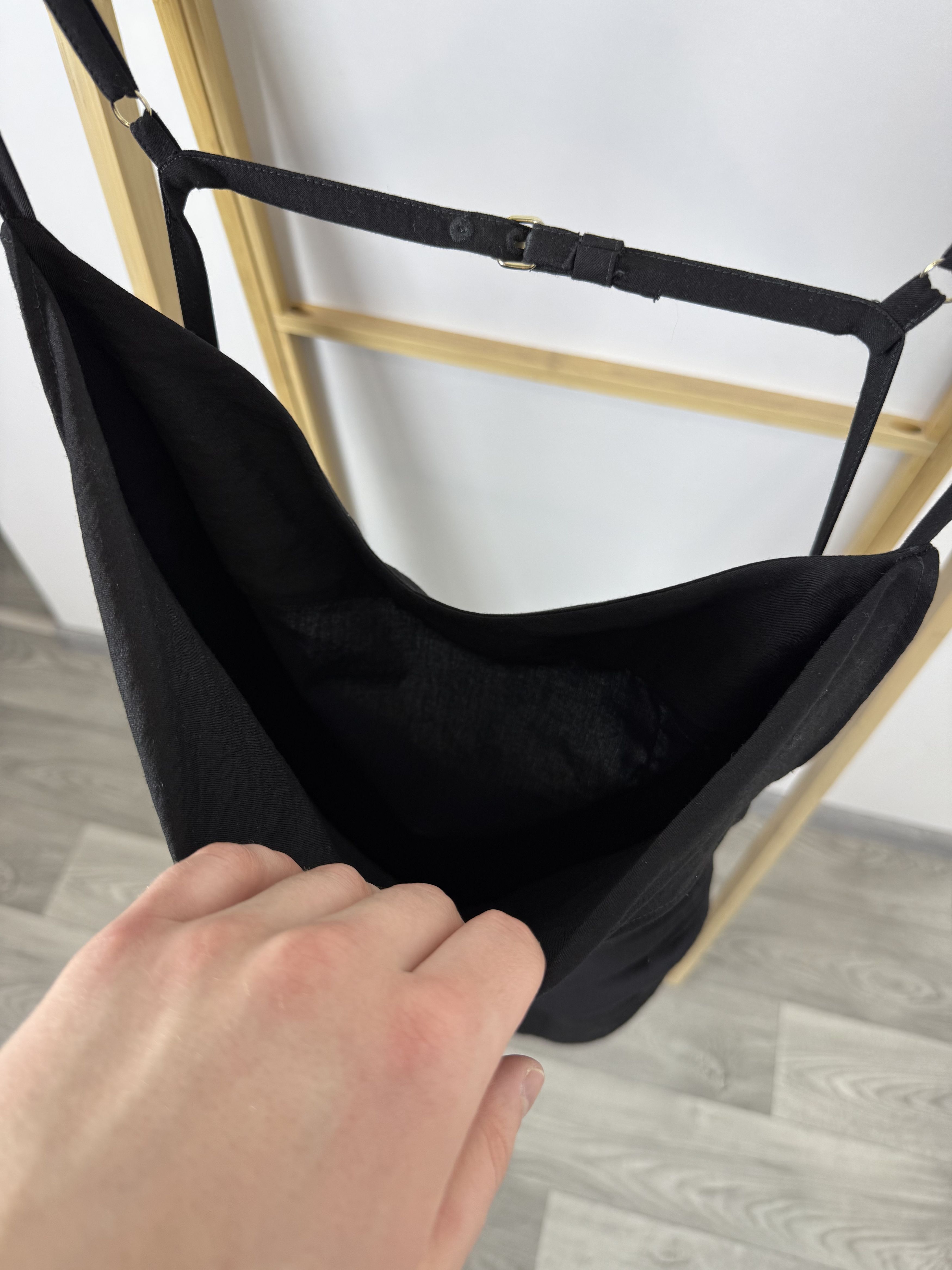 Jacquemus Jacquemus La Robe Saudade "Le Splash" SS22 Black Mini Dress Size L / US 10 / IT 46 - 9 Thumbnail