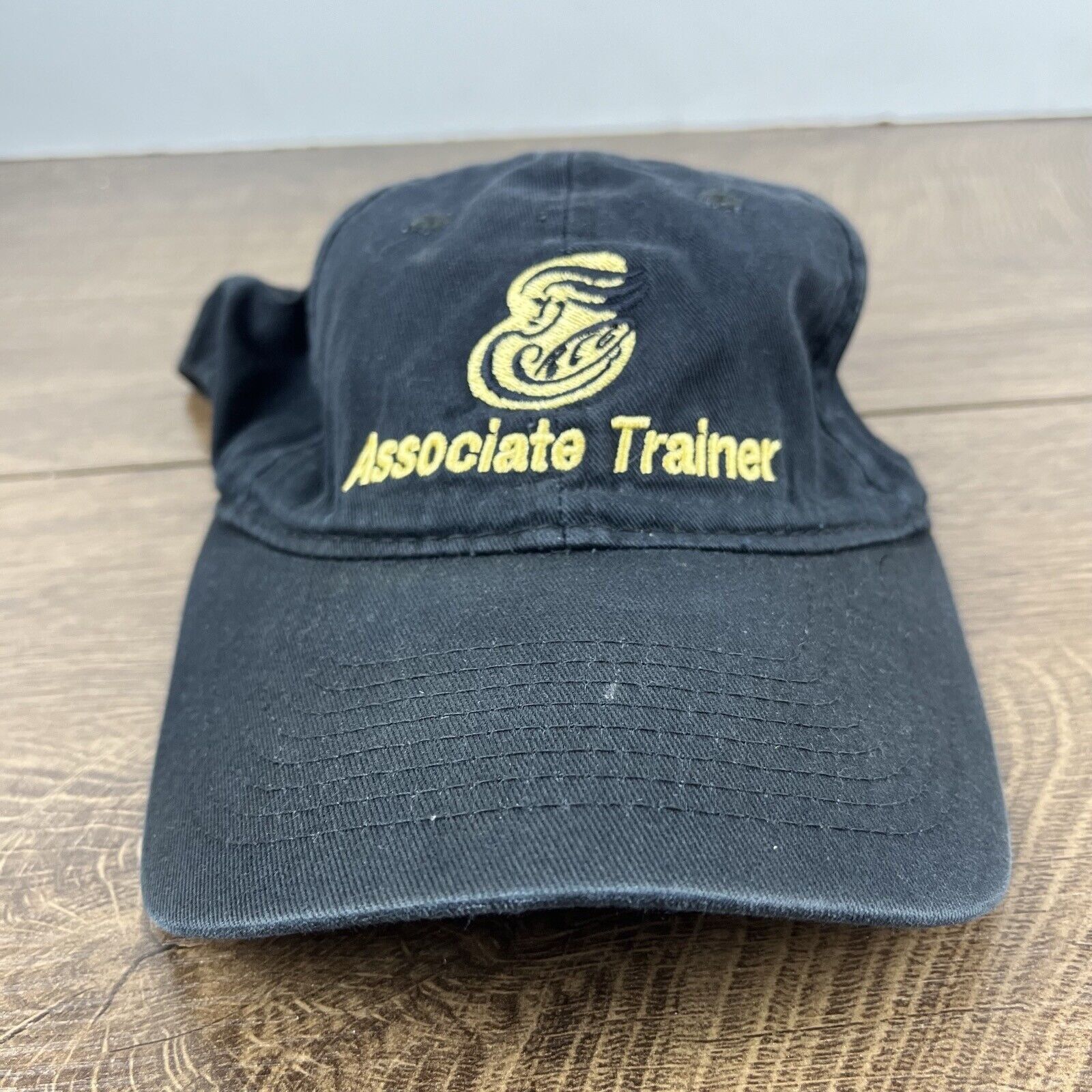 Other Associate Trainer Hat Black Cap Adjustable Hat Black Adult F Size ONE SIZE - 3 Thumbnail