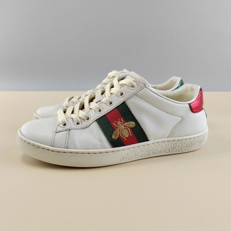 Gucci Gucci Ace Embroidered Fashion Sneakers for Women 0079 Size US 5 / IT 35 - 1 Thumbnail