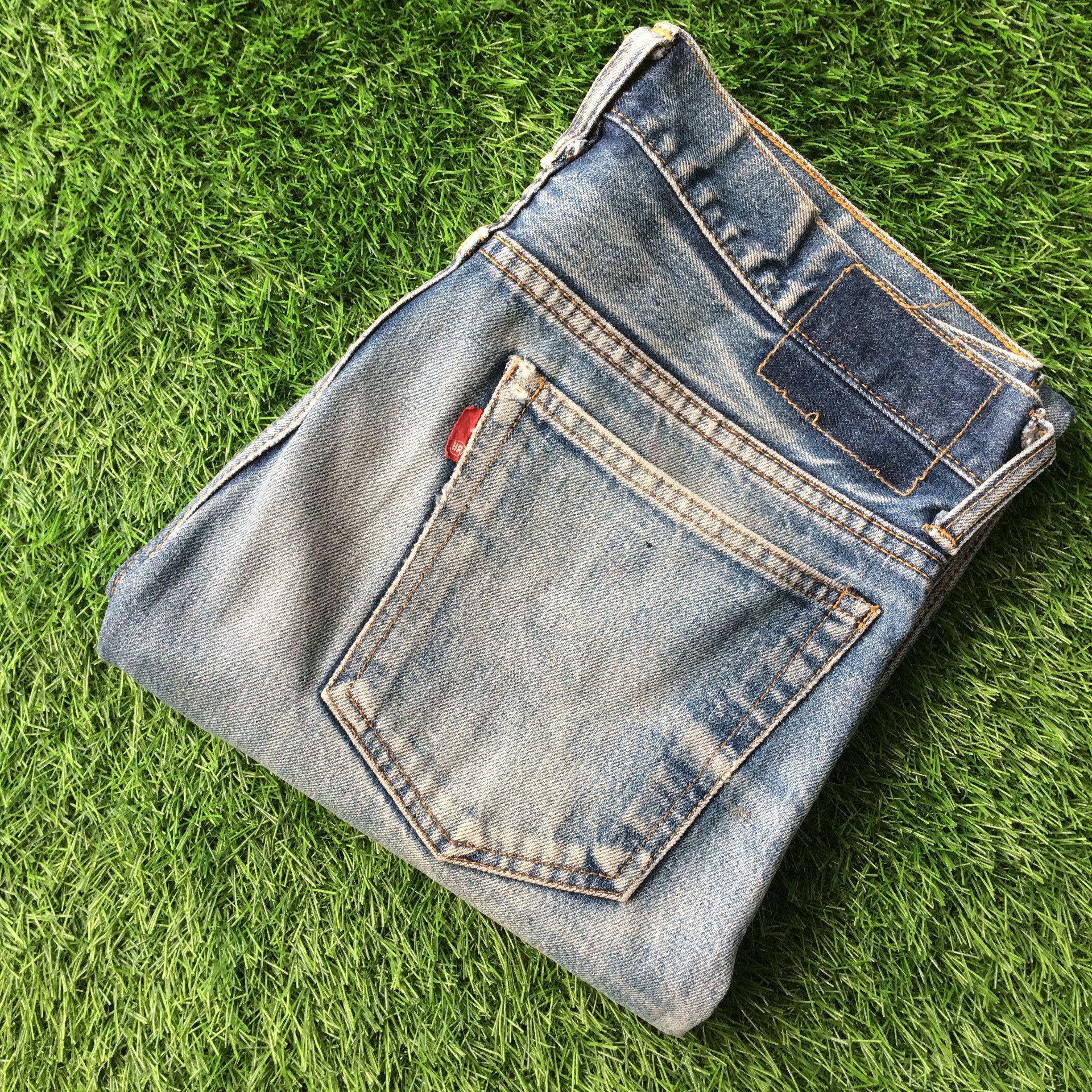 Japanese Brand × Jean Distressed Japanese Selvedge Faded Denim Jeans D-733 Size US 31 - 9 Thumbnail