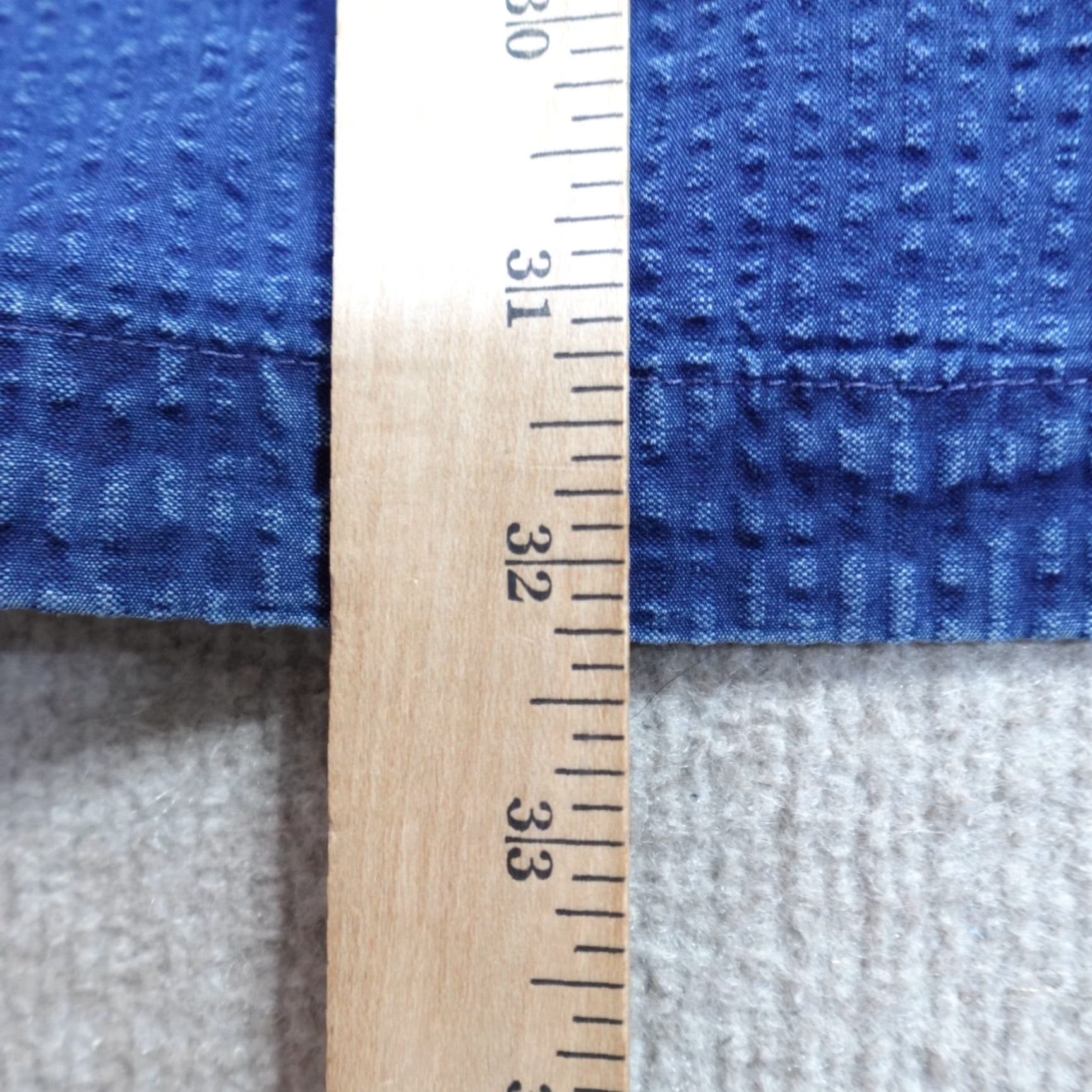 Gap Gap Shirt 2XL Blue Camp Collar Seersucker NEW Mens Short Sleeve Button Size US XXL / EU 58 / 5 - 6 Thumbnail