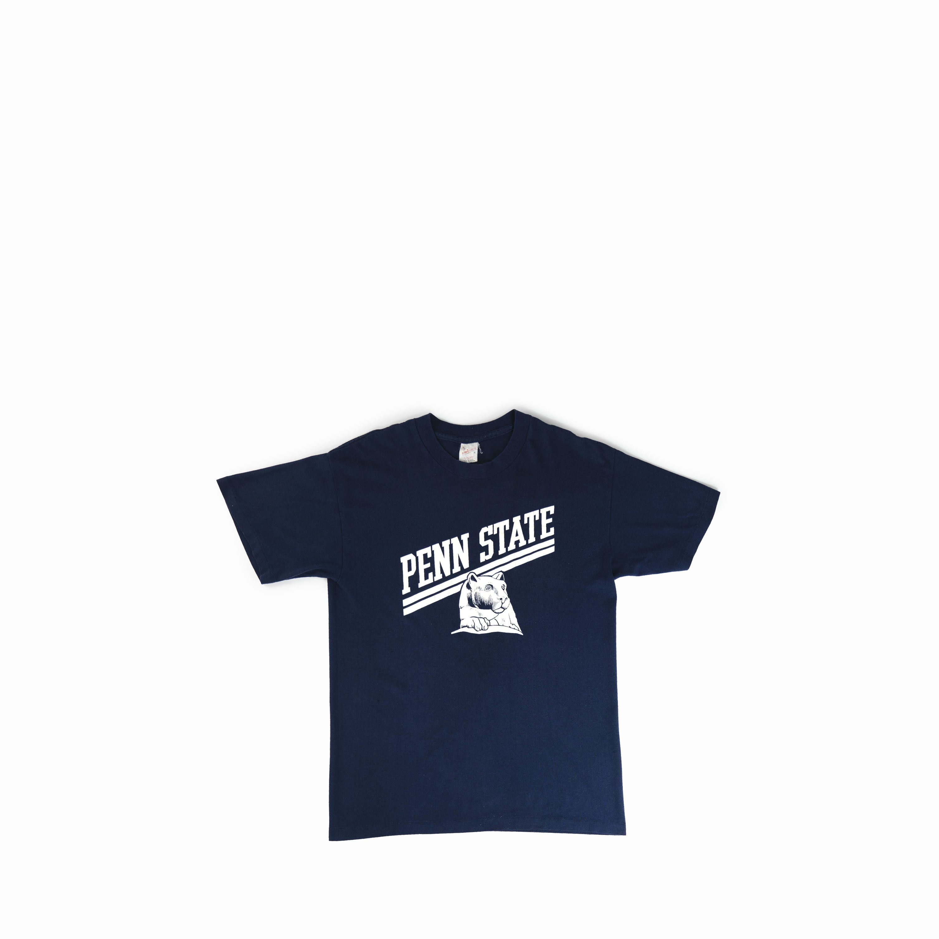 Vintage Vintage 1980's Penn State University Tee Shirt Size US XL / EU 56 / 4 - 1 Thumbnail