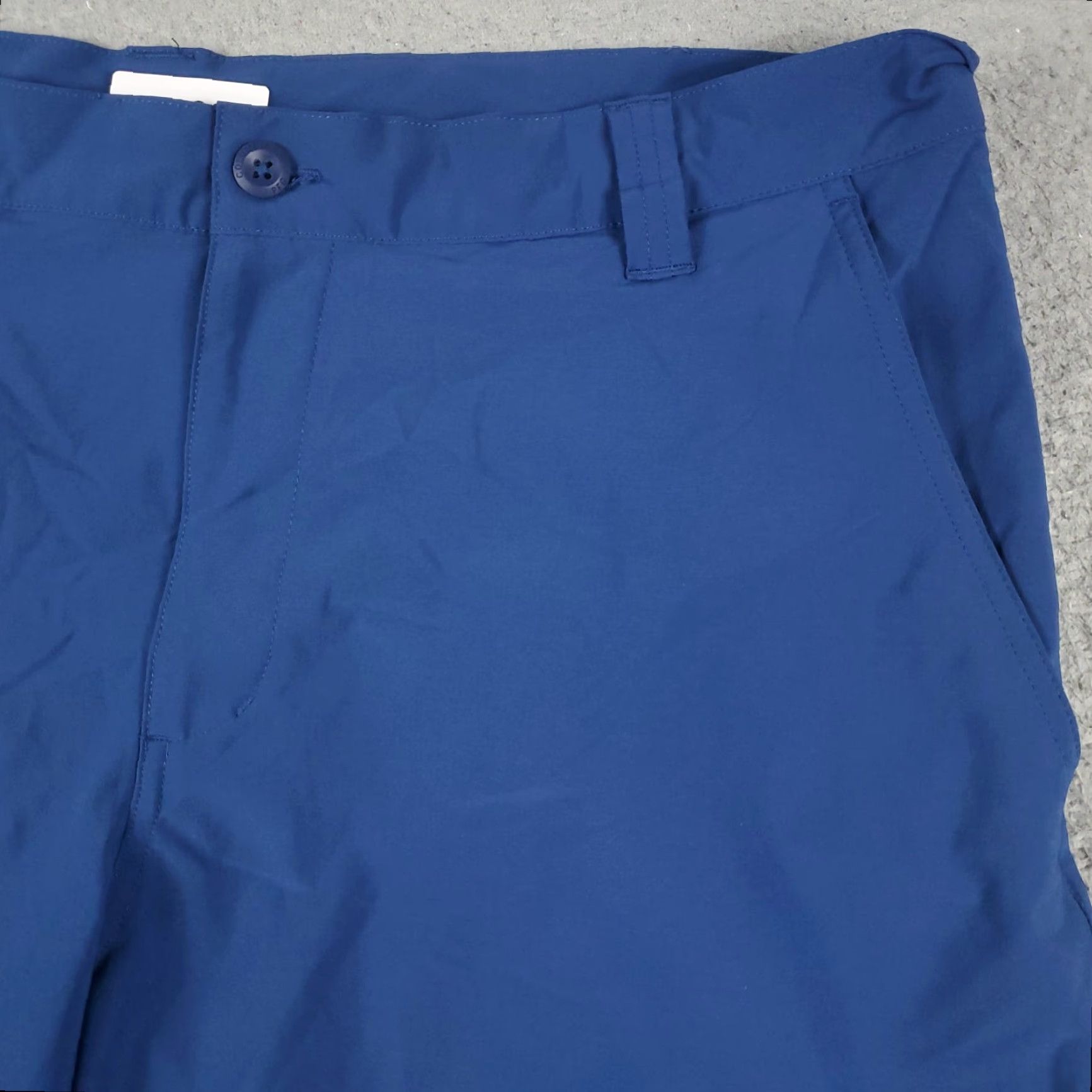 Vintage Columbia Mens Blue Chino Shorts Size 38 Big & Tall Flat Front Cotton Blend Mens Size US 38 / EU 54 - 3 Thumbnail