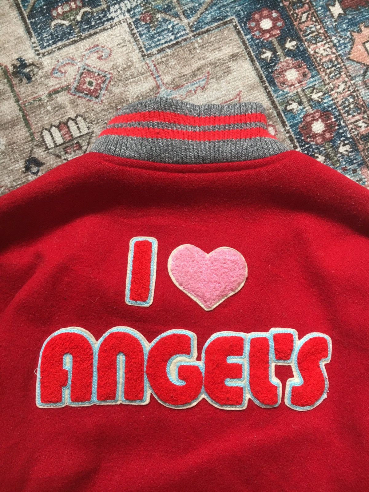 Hysteric Glamour Vintage Wool Angel Blue i love angels Varsity Size S / US 4 / IT 40 - 4 Thumbnail