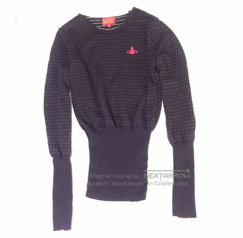 Vivienne Westwood Vivienne Westwood Knit Top with Star Embroidery in Caramel Size L / US 10 / IT 46 - 1 Thumbnail
