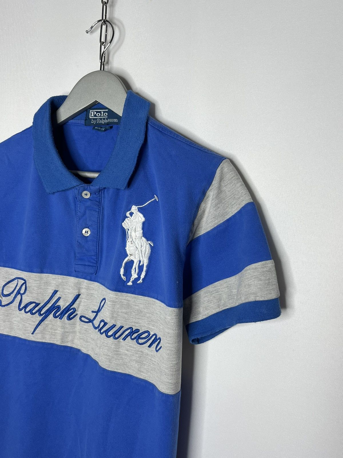 💵 Vintage Polo Ralph Lauren Big Pony Logo Luxury Striped 💵