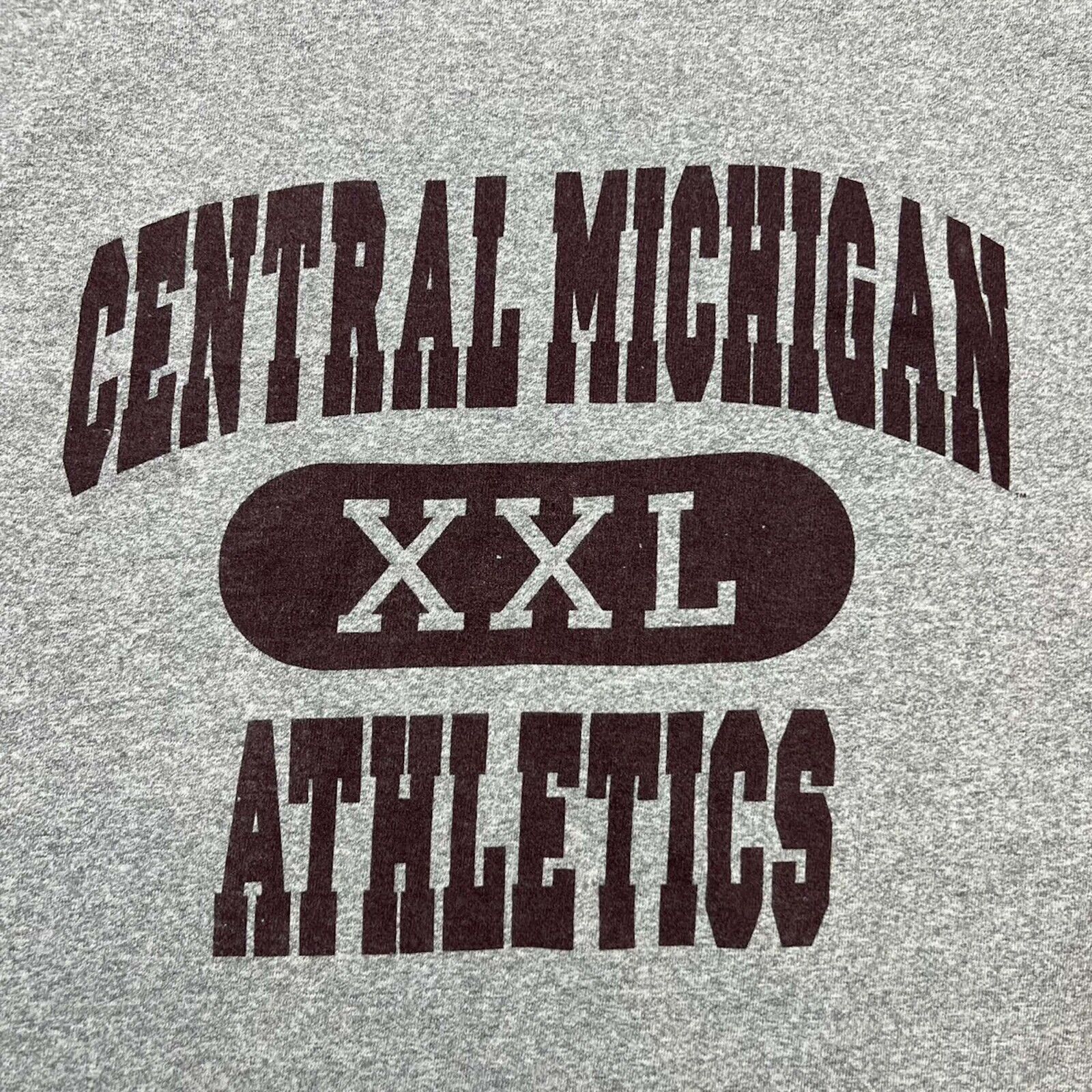 Vintage Vintage 90s Central Michigan University T Shirt Graphic Tee Size US L / EU 52-54 / 3 - 2 Thumbnail
