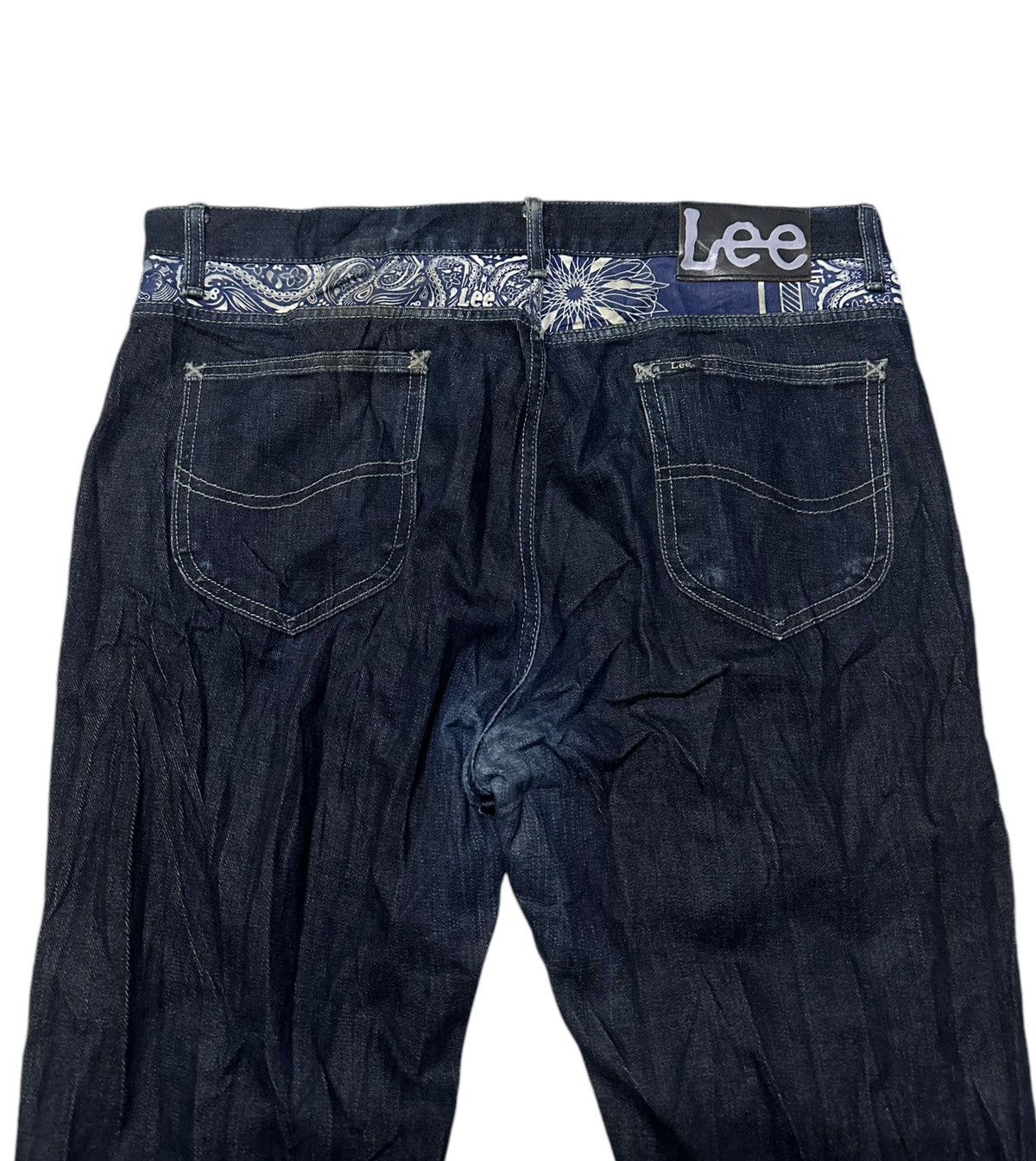 Lee Lee x Xlarge bandana blue denim jeans Size US 37 - 7 Thumbnail
