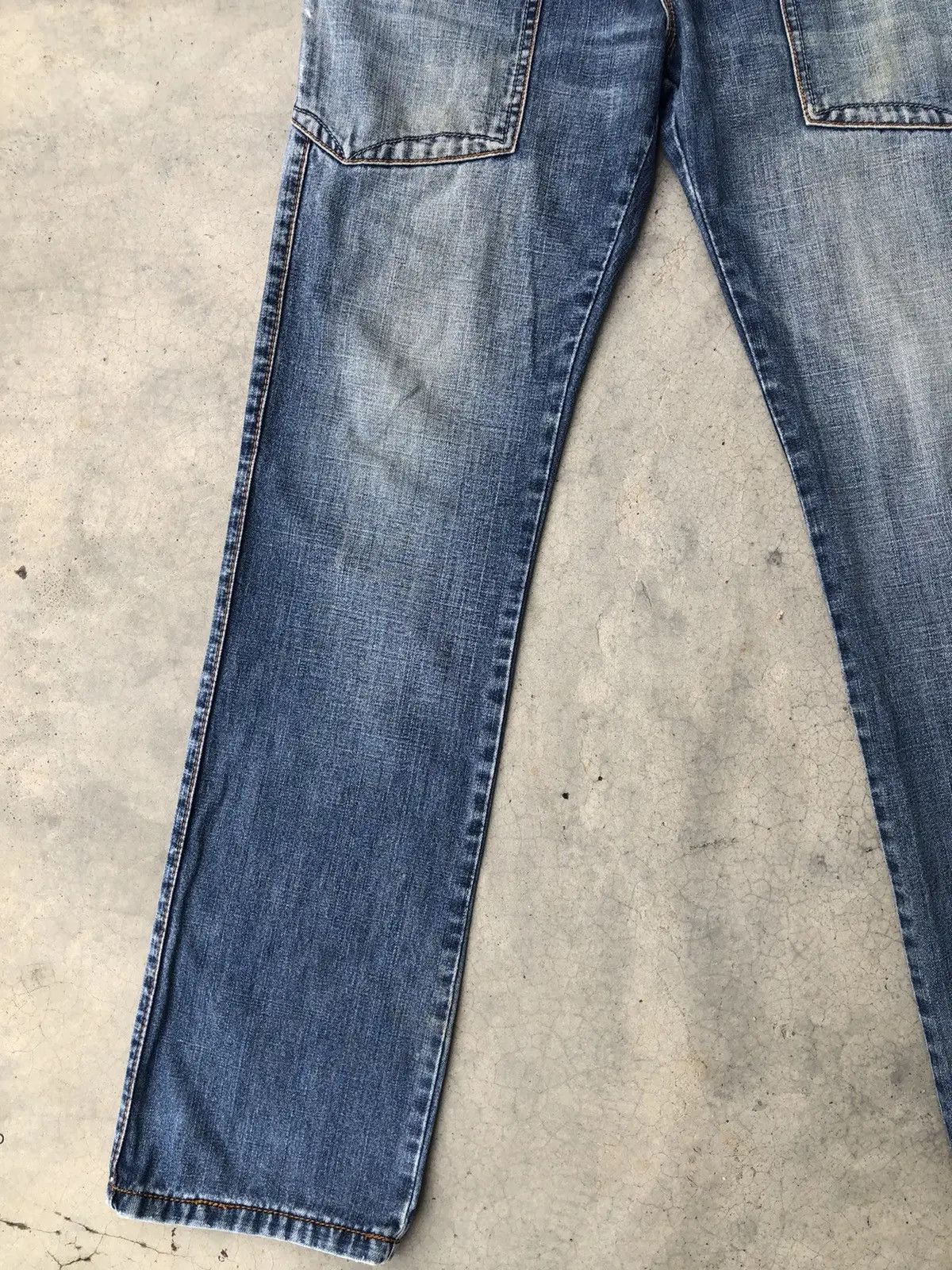 Japanese Brand × Vintage Japanese Distressed Denim Nic Jeans Bush Pocket Rare Design Size US 30 / EU 46 - 5 Thumbnail