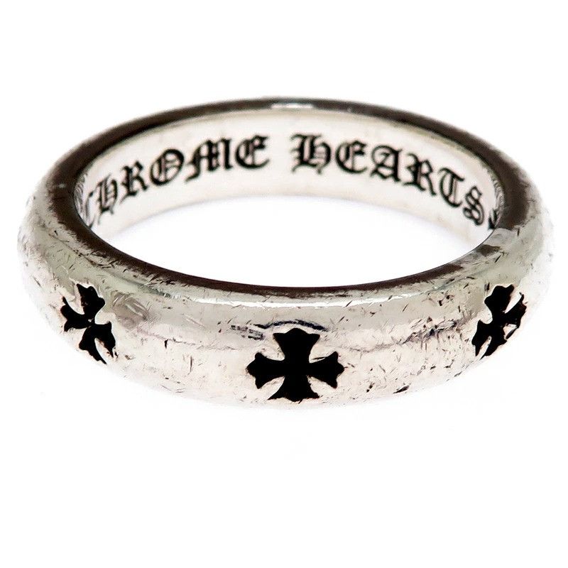 Chrome Hearts US 11.5 RARE SIZE CHROME HEARTS PLUS BAND RING silver Size ONE SIZE - 1 Thumbnail