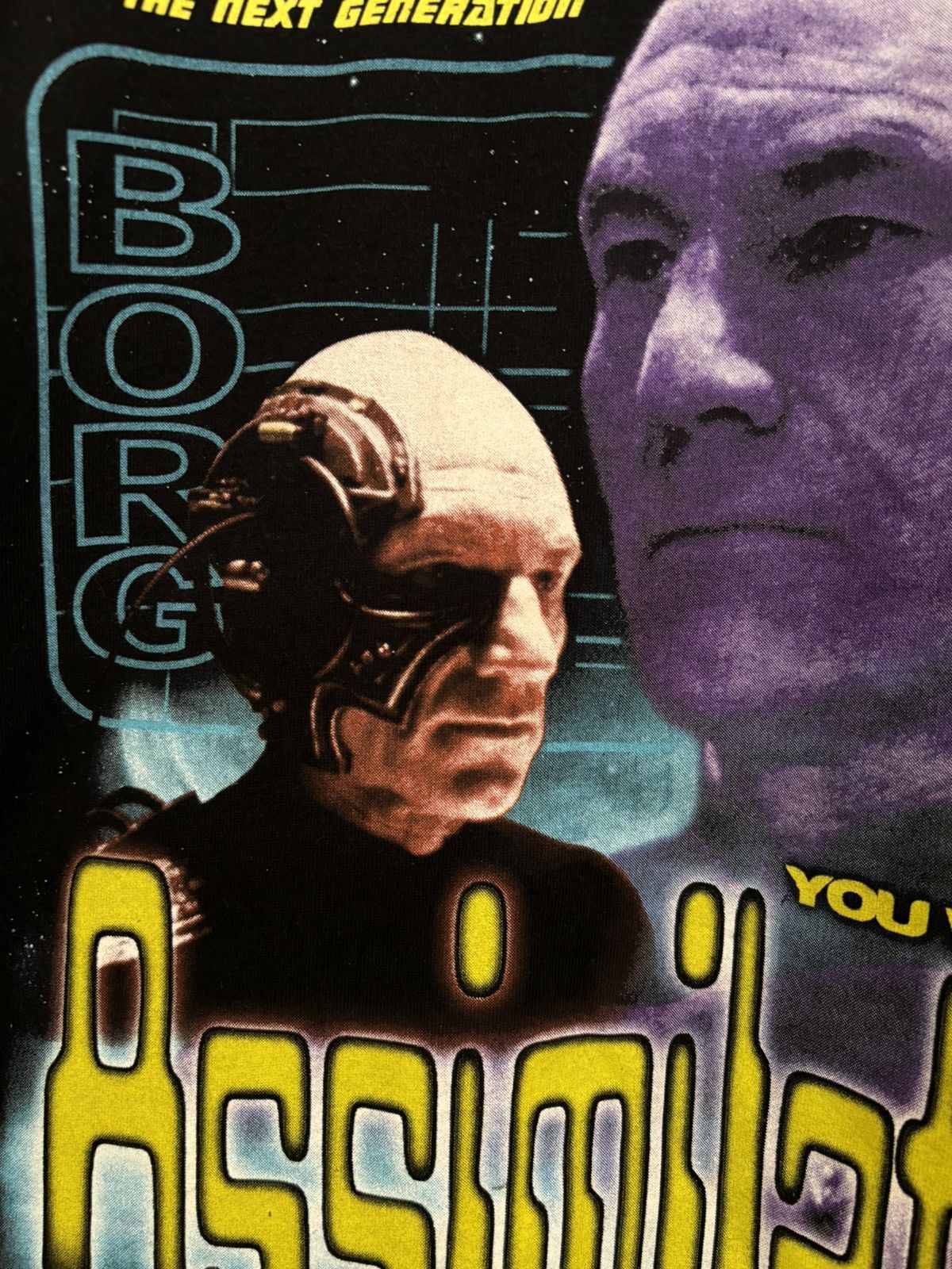 Vintage 2001 STAR TREK THE NEXT GENERATION BORG TEE Size US XL / EU 56 / 4 - 5 Thumbnail
