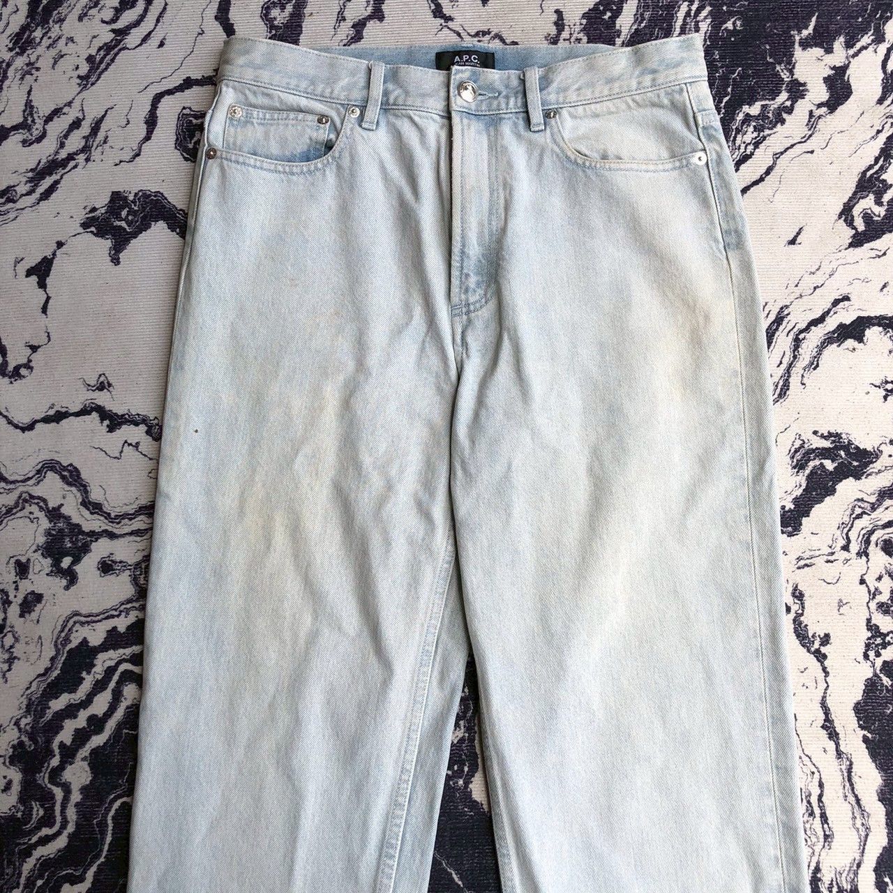 A.P.C. A.P.C. Jean Martin Light Wash Denim Pants Size US 30 / EU 46 - 2 Thumbnail