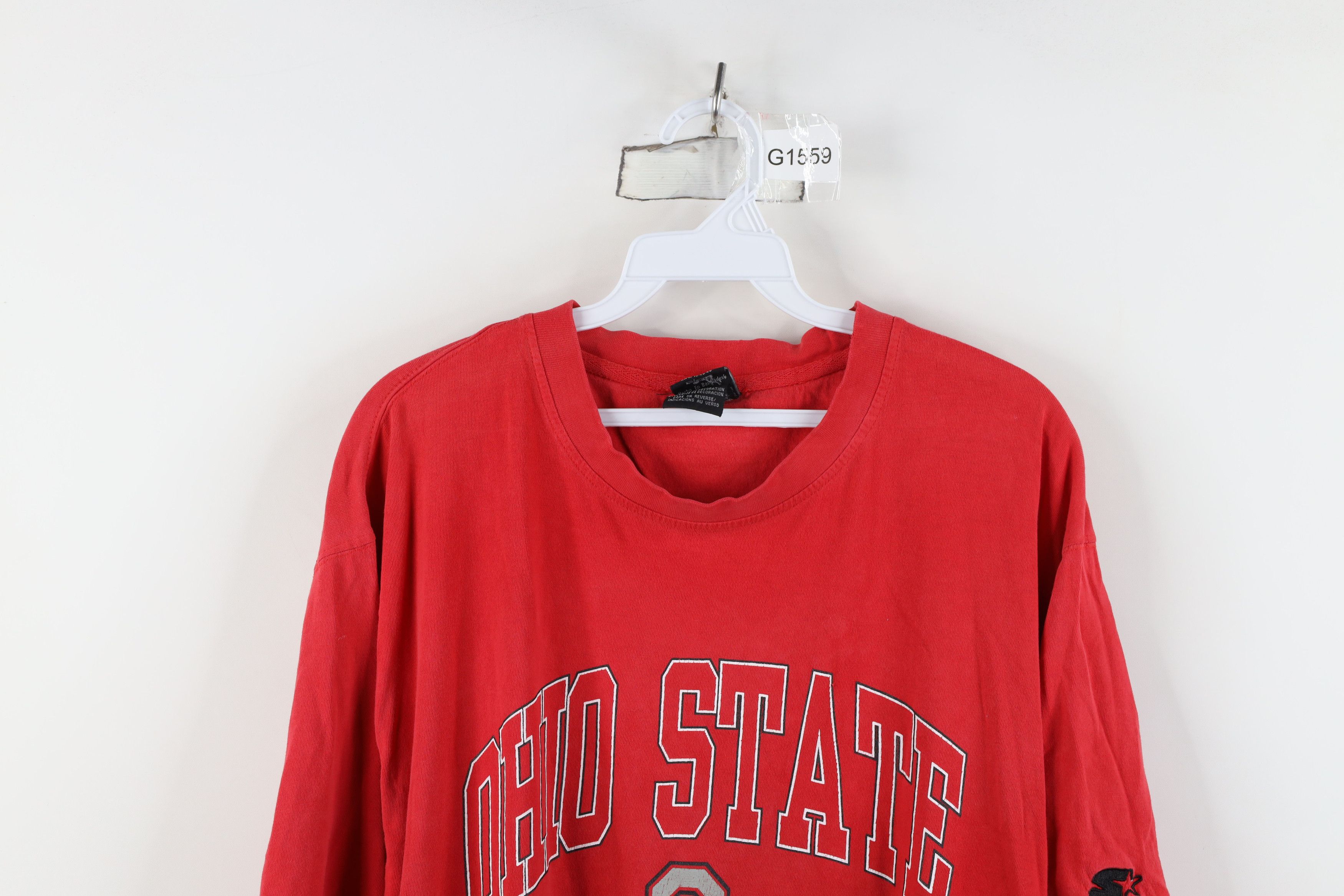Starter Vintage 90s Starter Ohio State University Football T-Shirt Size US XL / EU 56 / 4 - 2 Thumbnail