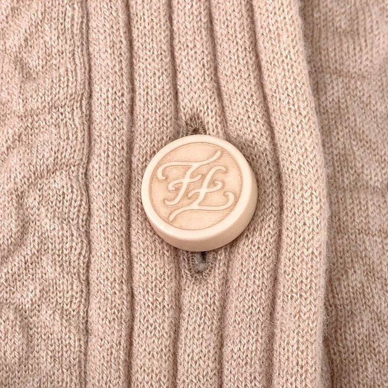 Fendi Fendi Brown Logo Knit Cardigan Sweater Size US XS / EU 42 / 0 - 5 Thumbnail