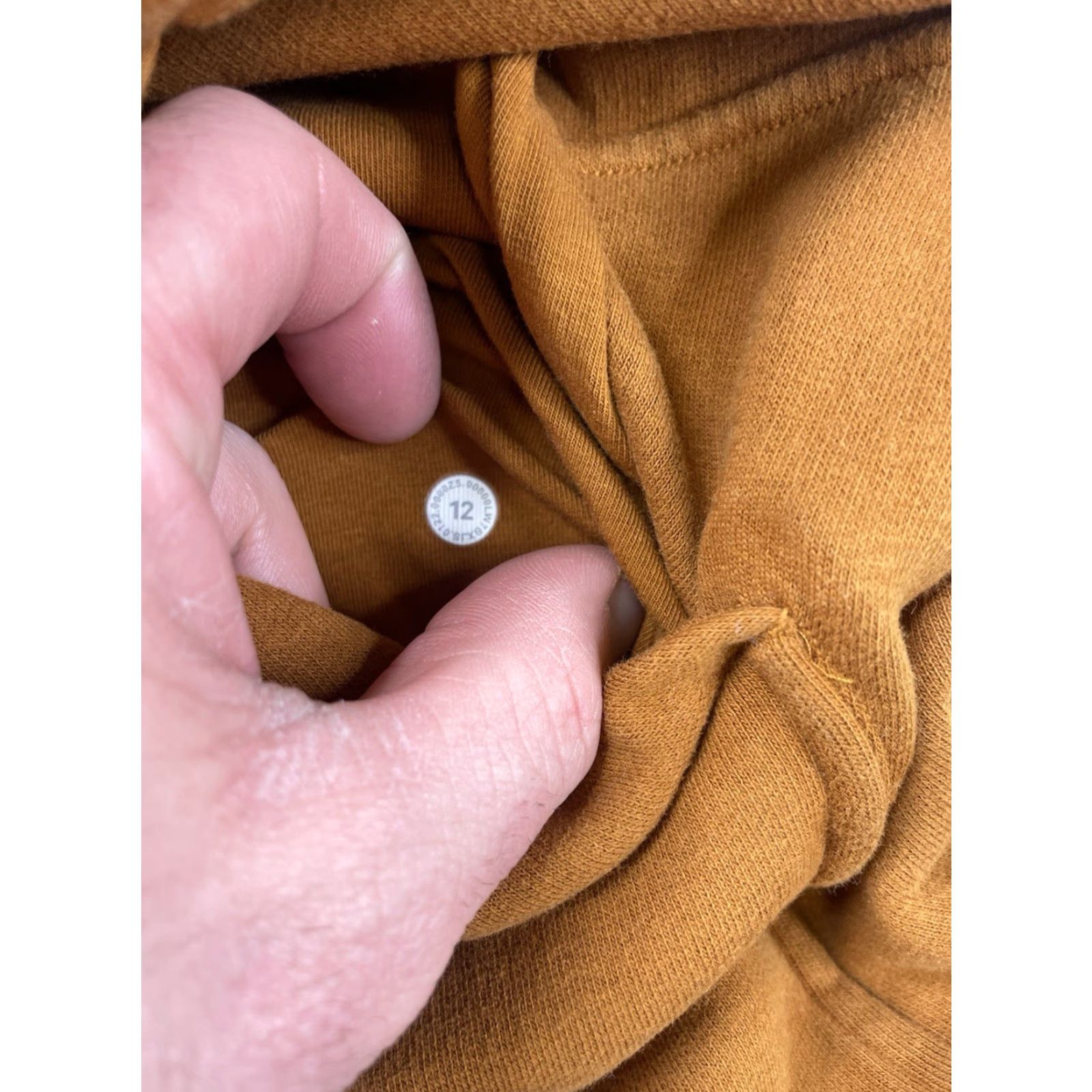 Lululemon Lululemon Loungeful Shorts High-Rise 4" Orange Fleece Athleisure Size 12 Women Size 34" / US 12 / IT 48 - 6 Thumbnail