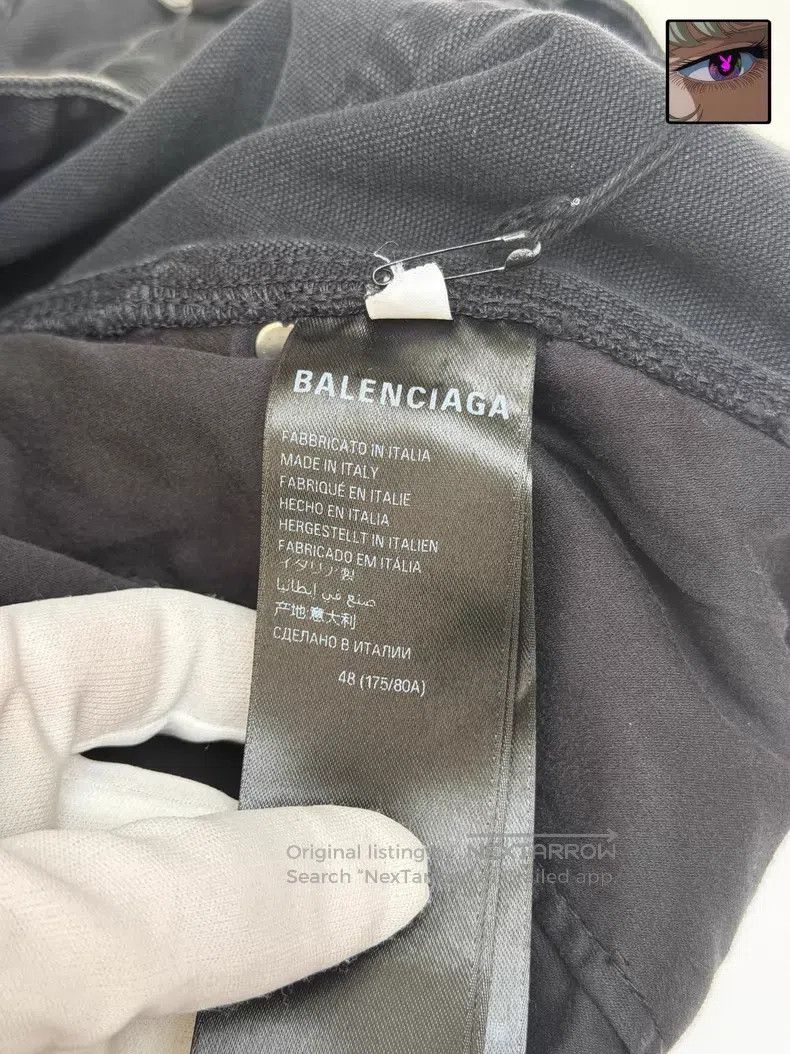 Balenciaga Balenciaga Double knee cargo wide-leg jeans Size US 32 / EU 48 - 7 Thumbnail