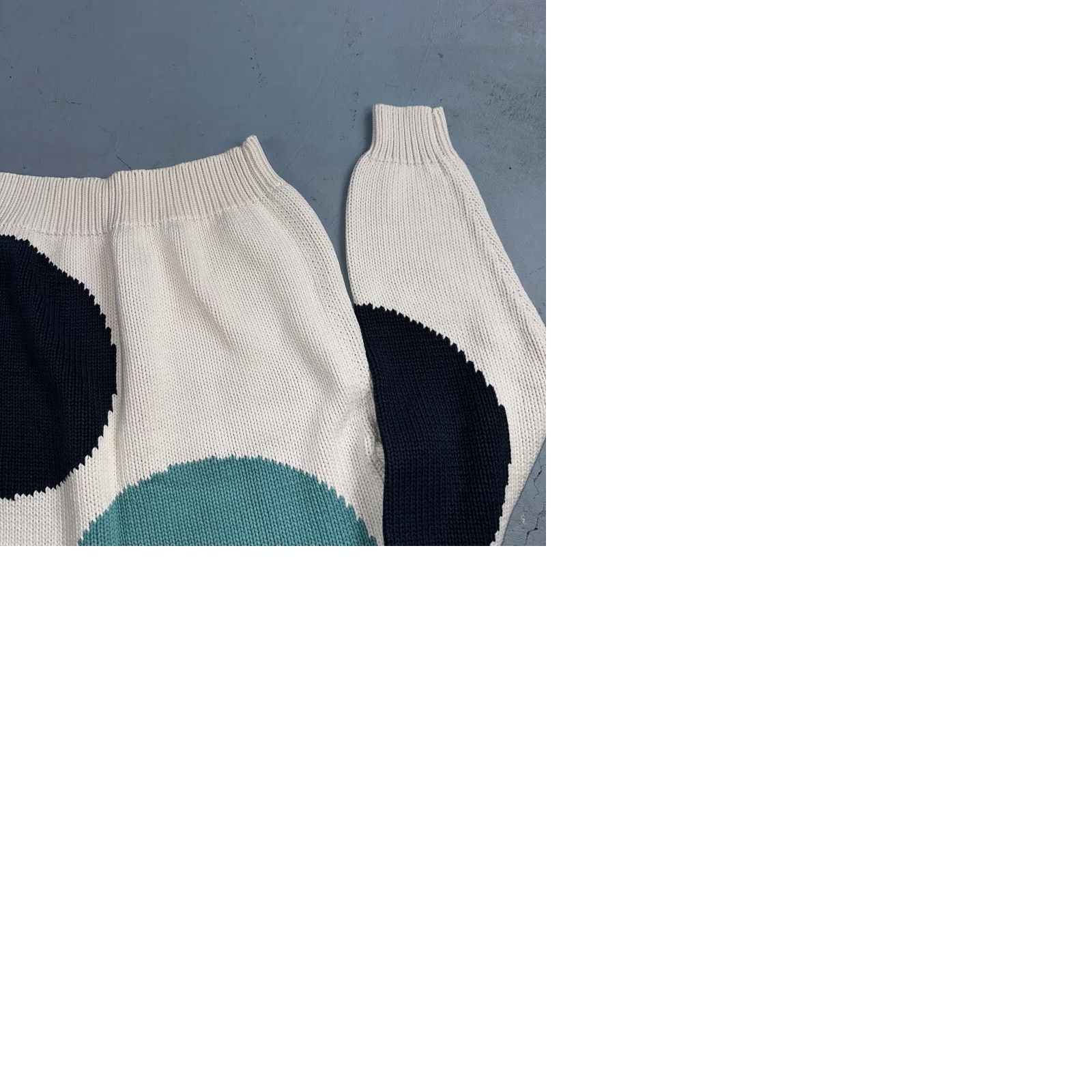 Perry Ellis Perry Ellis VTG Atomic Pullover Sweater Womens M Multicolor Abstract Ski Cotton Size M / US 6-8 / IT 42-44 - 9 Thumbnail