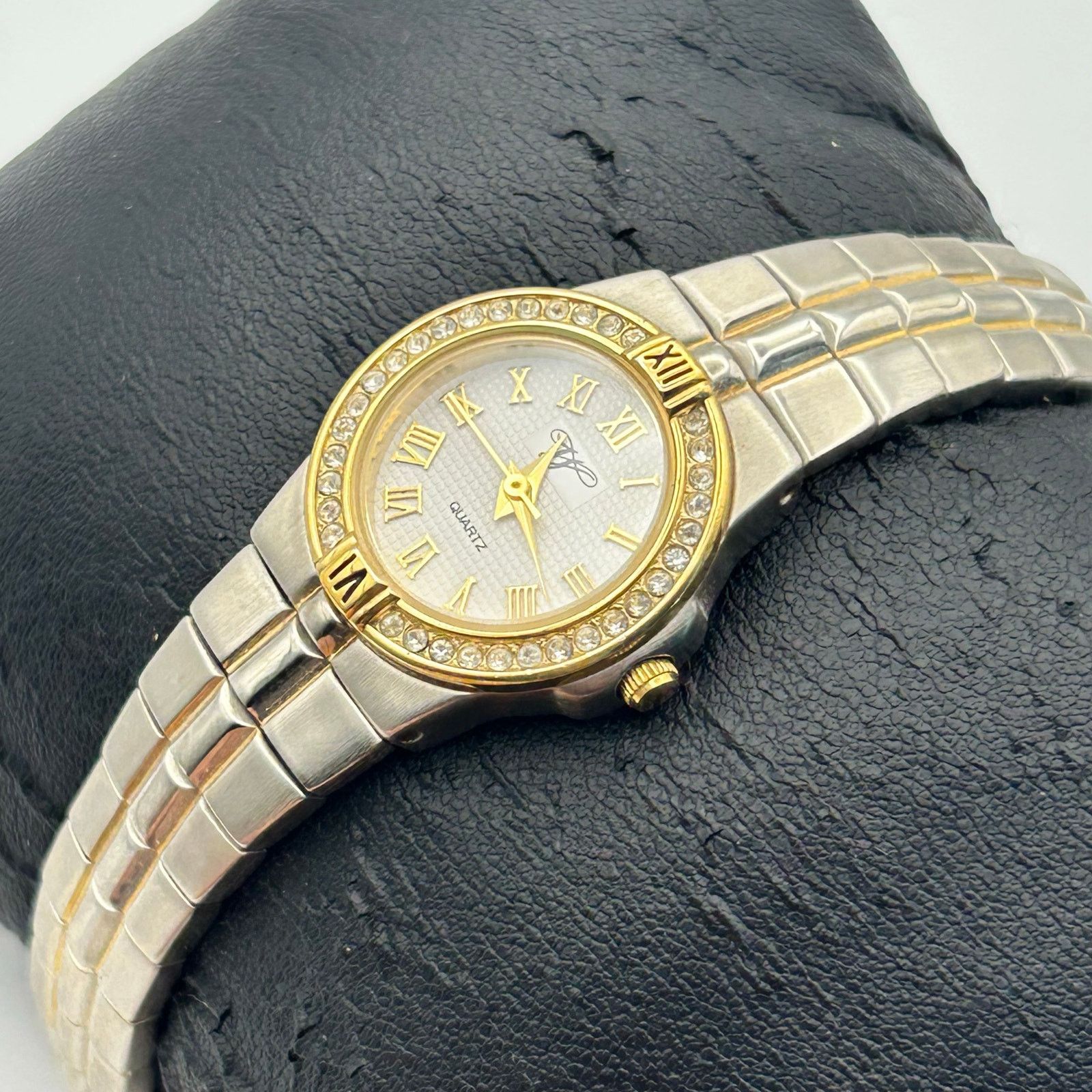 Worthington Worthington Two Tone Crystal Bezel Women’s Quartz Watch Size ONE SIZE - 2 Thumbnail