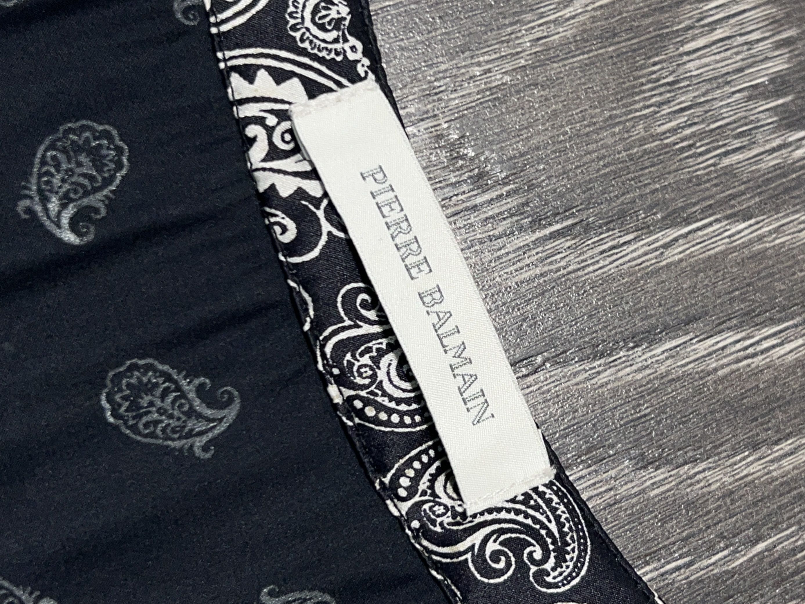 Balmain Paisley Monogram Dress Maxi Silk Sleeveless Size 30 / 44 Size M / US 6-8 / IT 42-44 - 6 Thumbnail