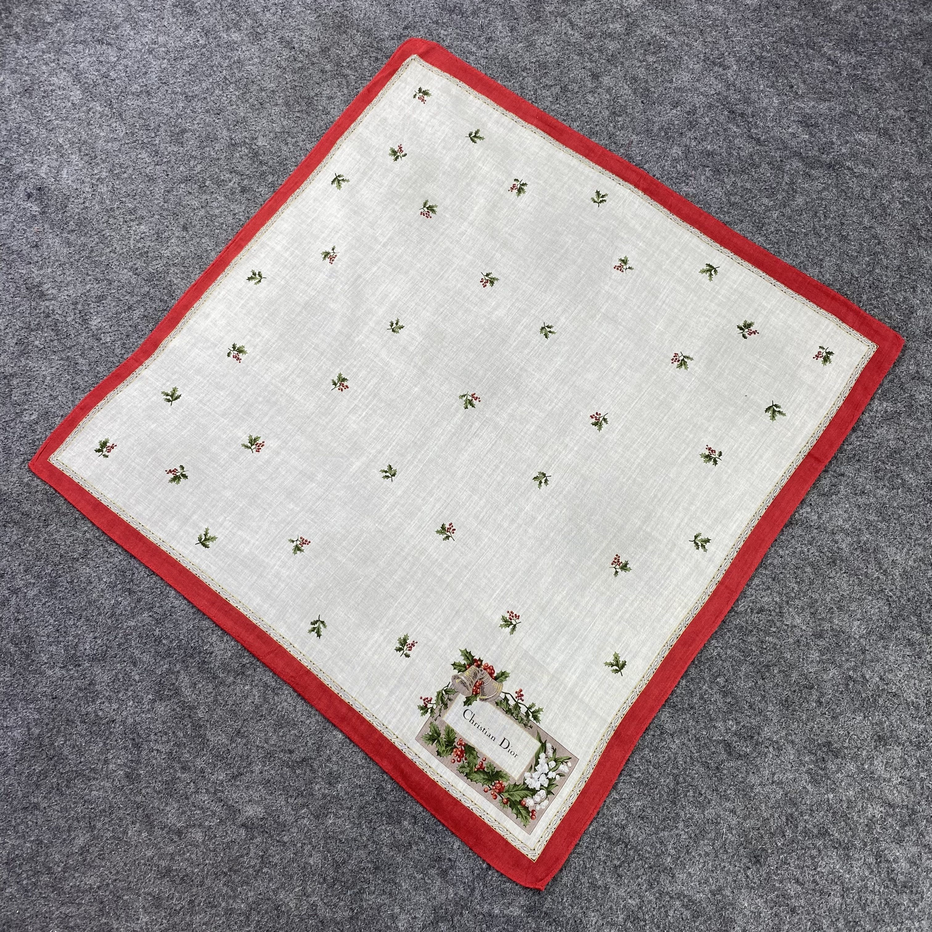 Designer Christian Dior Handkerchief / Bandana / Neckerchief-B1043 Size ONE SIZE - 4 Thumbnail