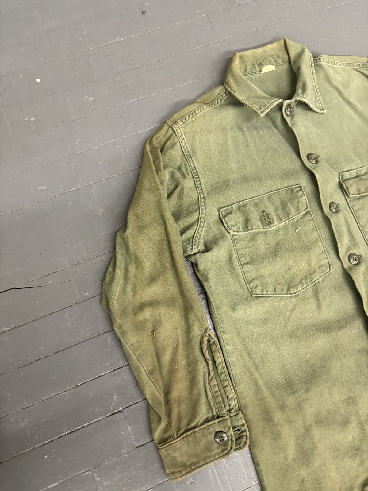 Vintage Vintage 70s USMC military shirt Size US L / EU 52-54 / 3 - 4 Thumbnail
