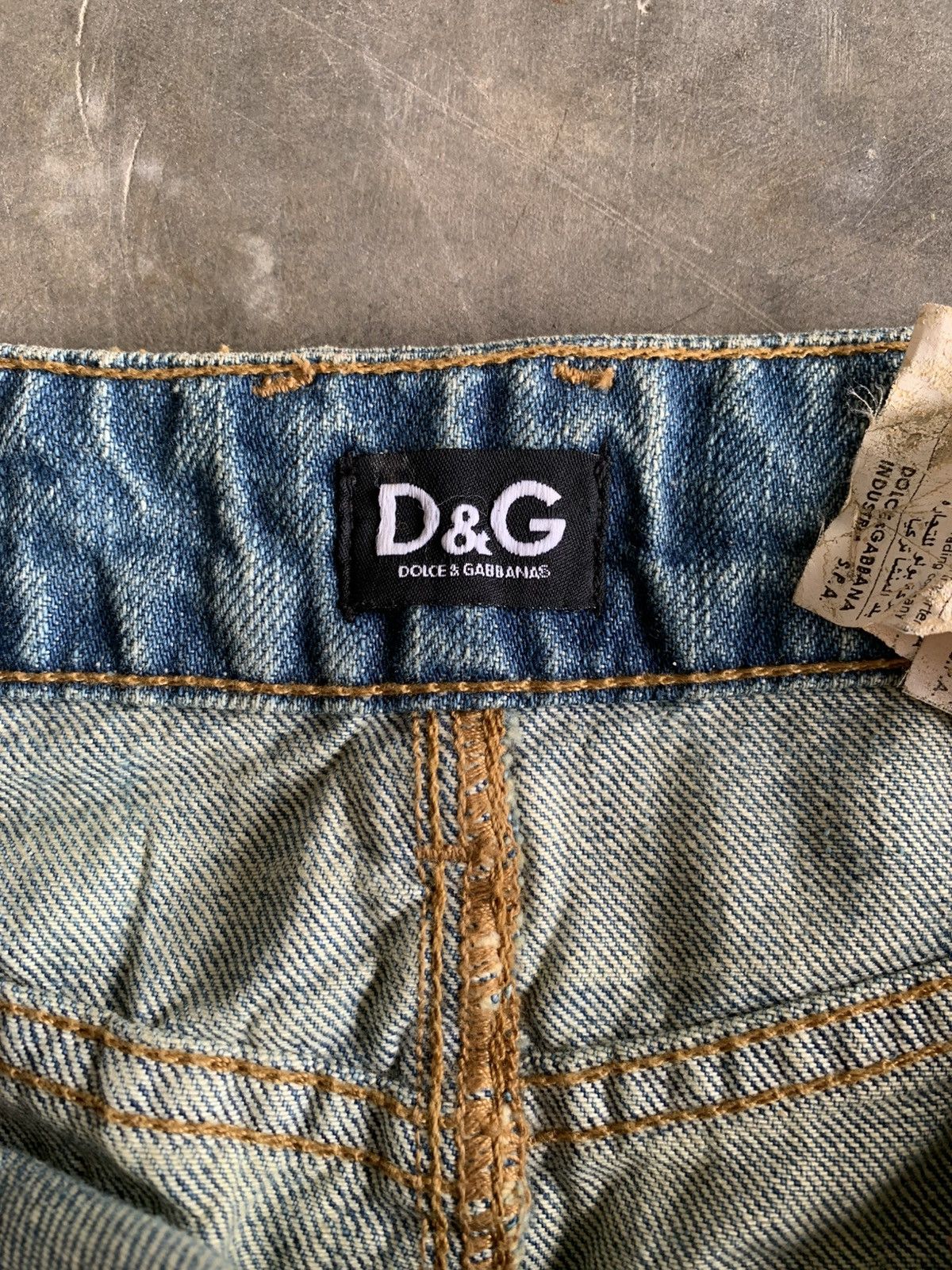 Dolce & Gabbana Dolce & Gabbana Denim Vintage Skirt Size 24" / US 00 / IT 34 - 8 Thumbnail