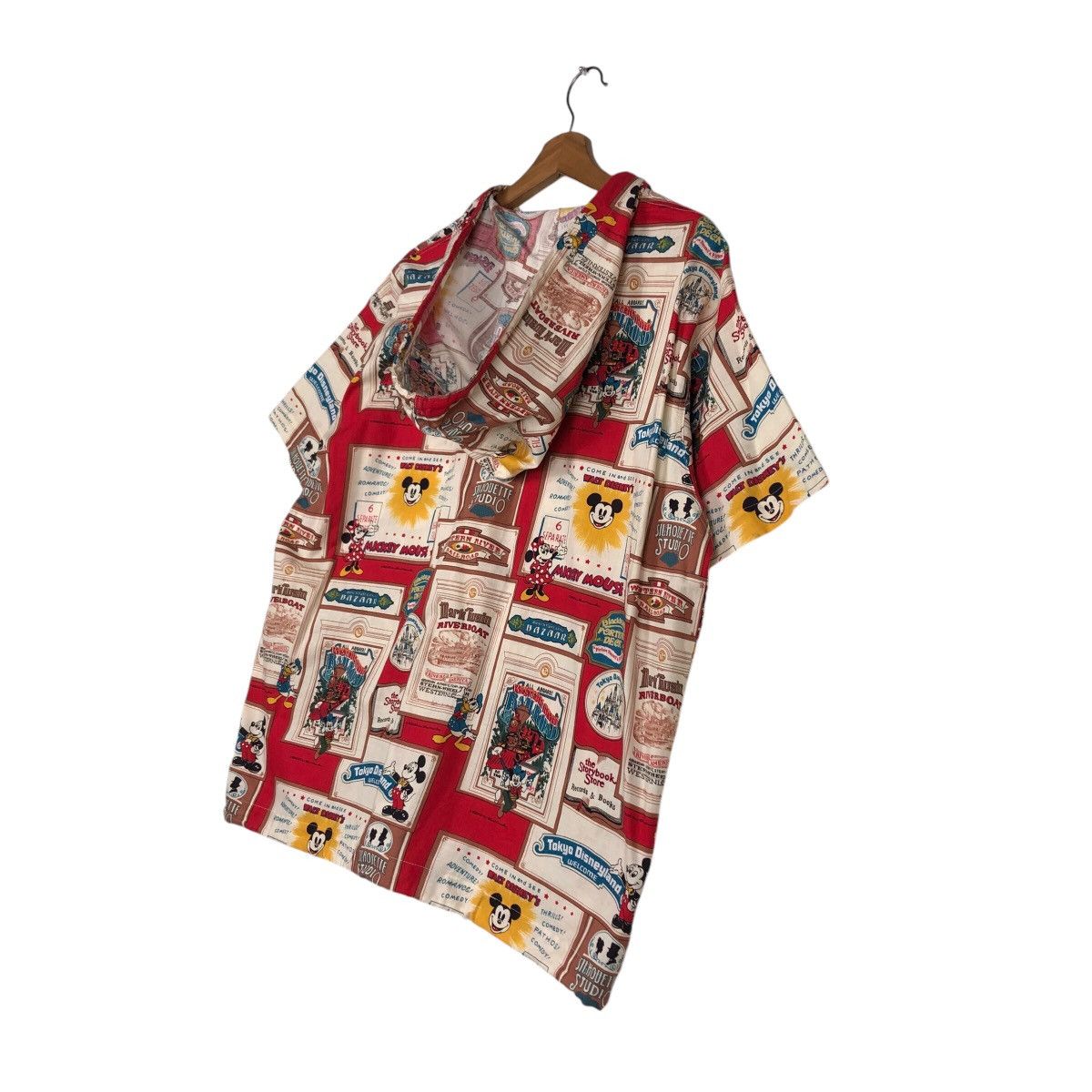 Cartoon Network 📌Short Sleeve Hoodie Jacket Tokyo Disneyland Overprint Size US M / EU 48-50 / 2 - 12 Thumbnail