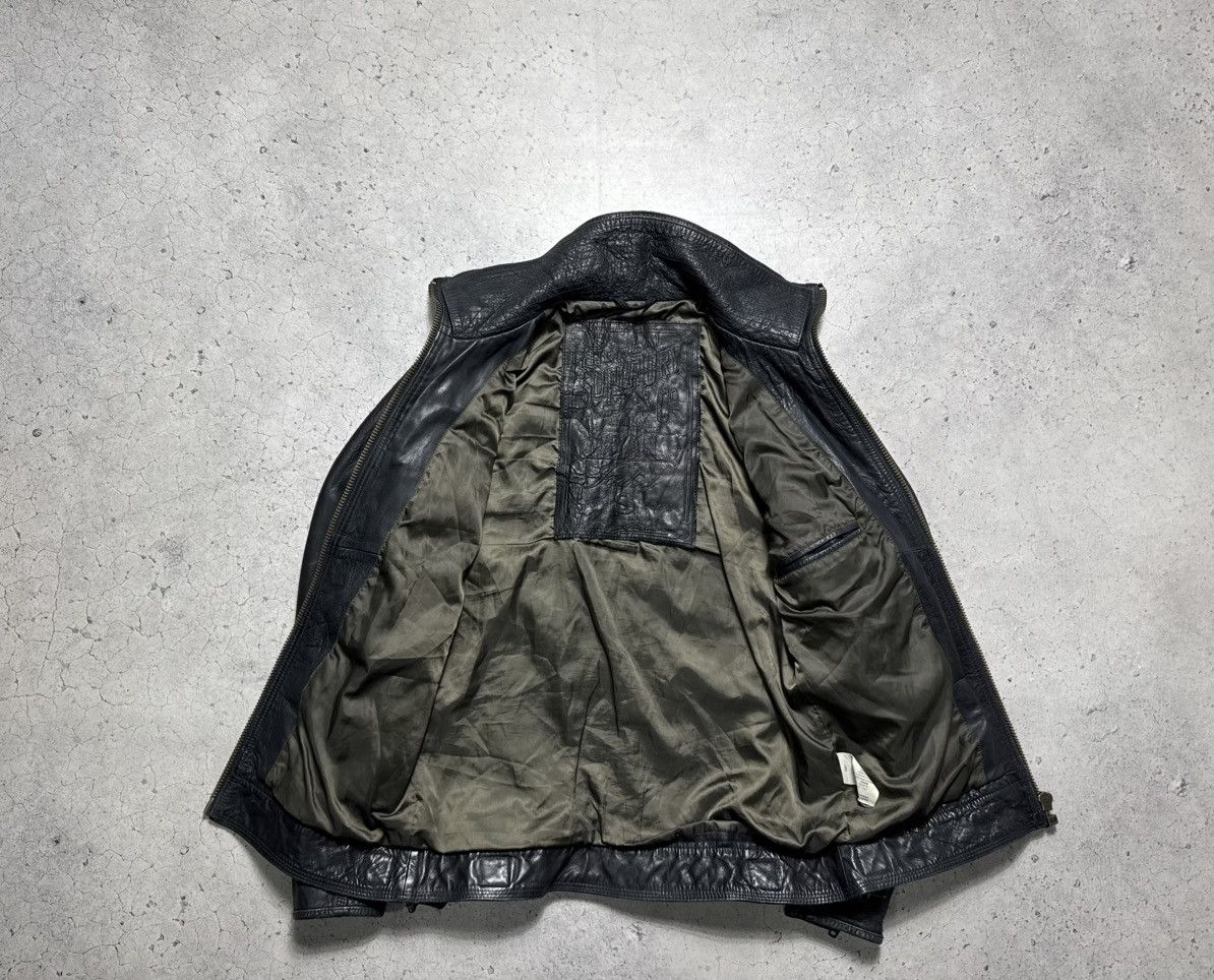 Superdry Superdy Leather Bomber Jacket Black Size US XS / EU 42 / 0 - 7 Thumbnail