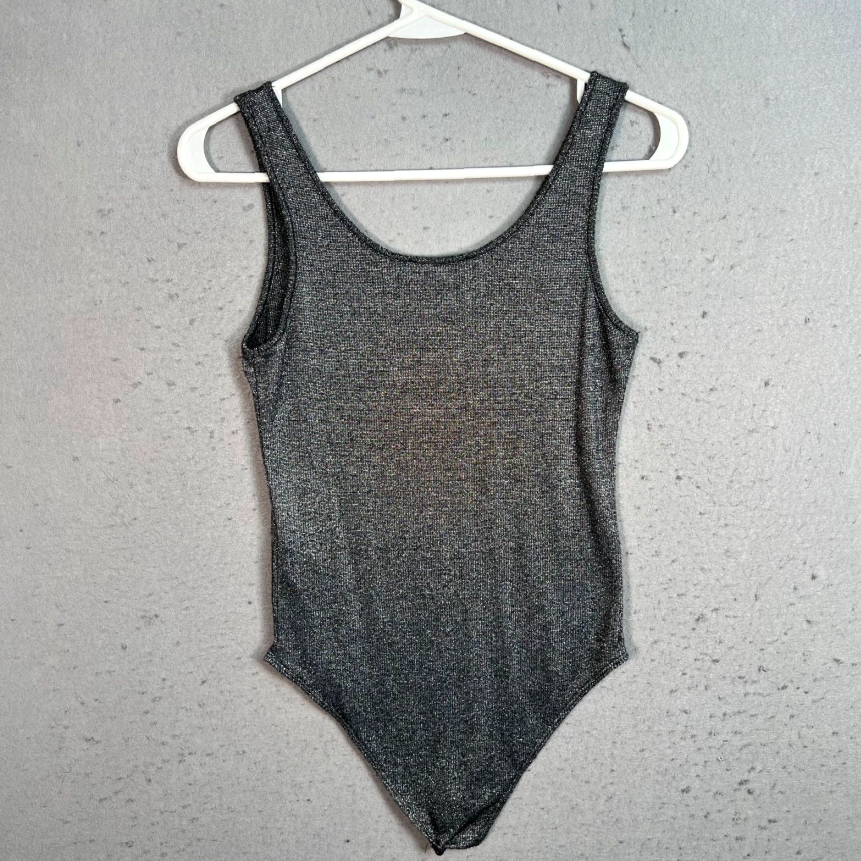 Zara VINTAGE Zara Bodysuit Womens Shimmering Gray Sleeveless Scoop Neck Small Size S / US 4 / IT 40 - 2 Thumbnail