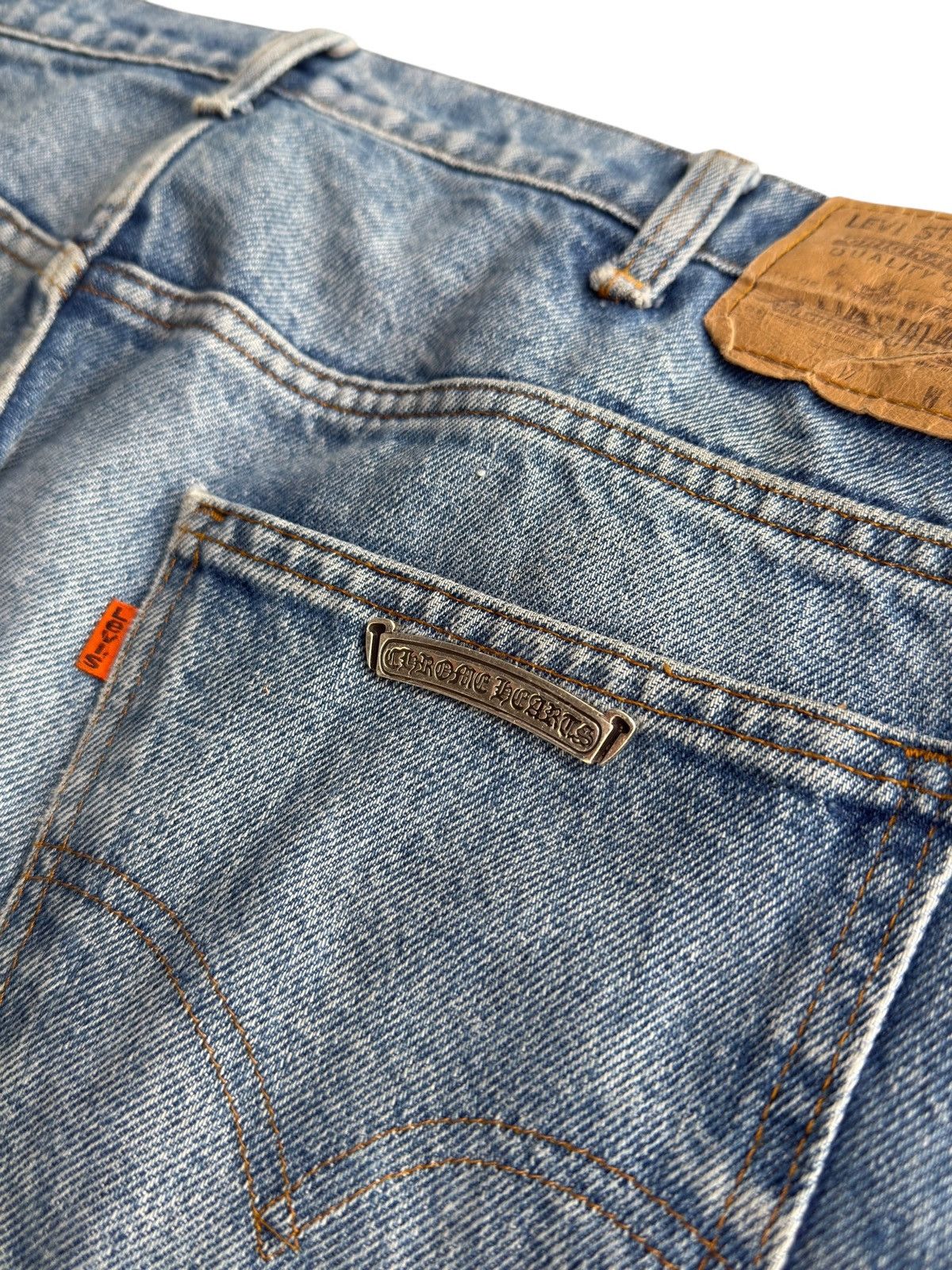 Chrome Hearts Chrome Hearts Flooded Patched 517 Levi’s Denim Jeans Size US 36 / EU 52 - 13 Thumbnail