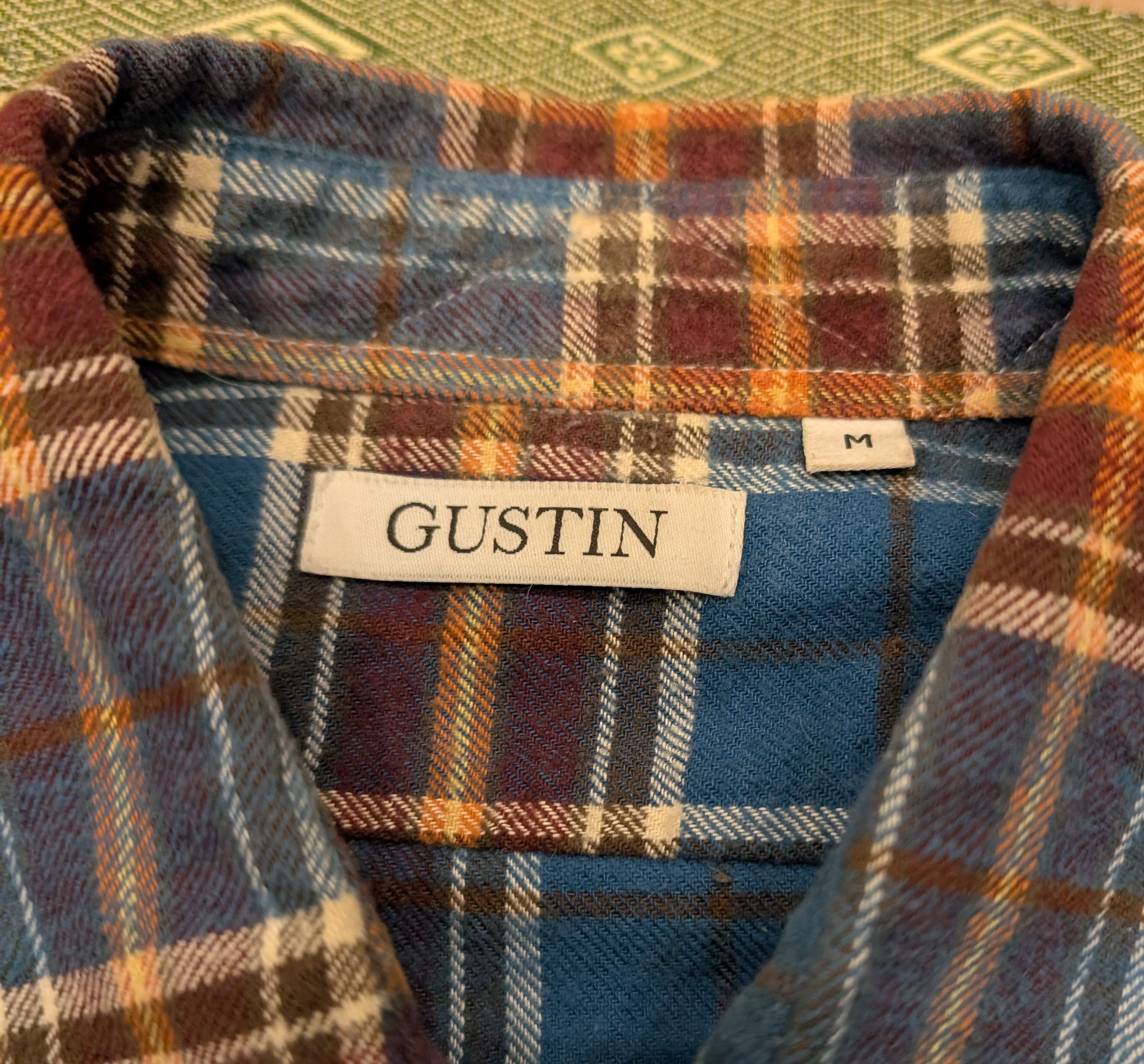 Gustin Gustin #540 Vintage Cotton Flannel Made in USA Size US M / EU 48-50 / 2 - 3 Thumbnail
