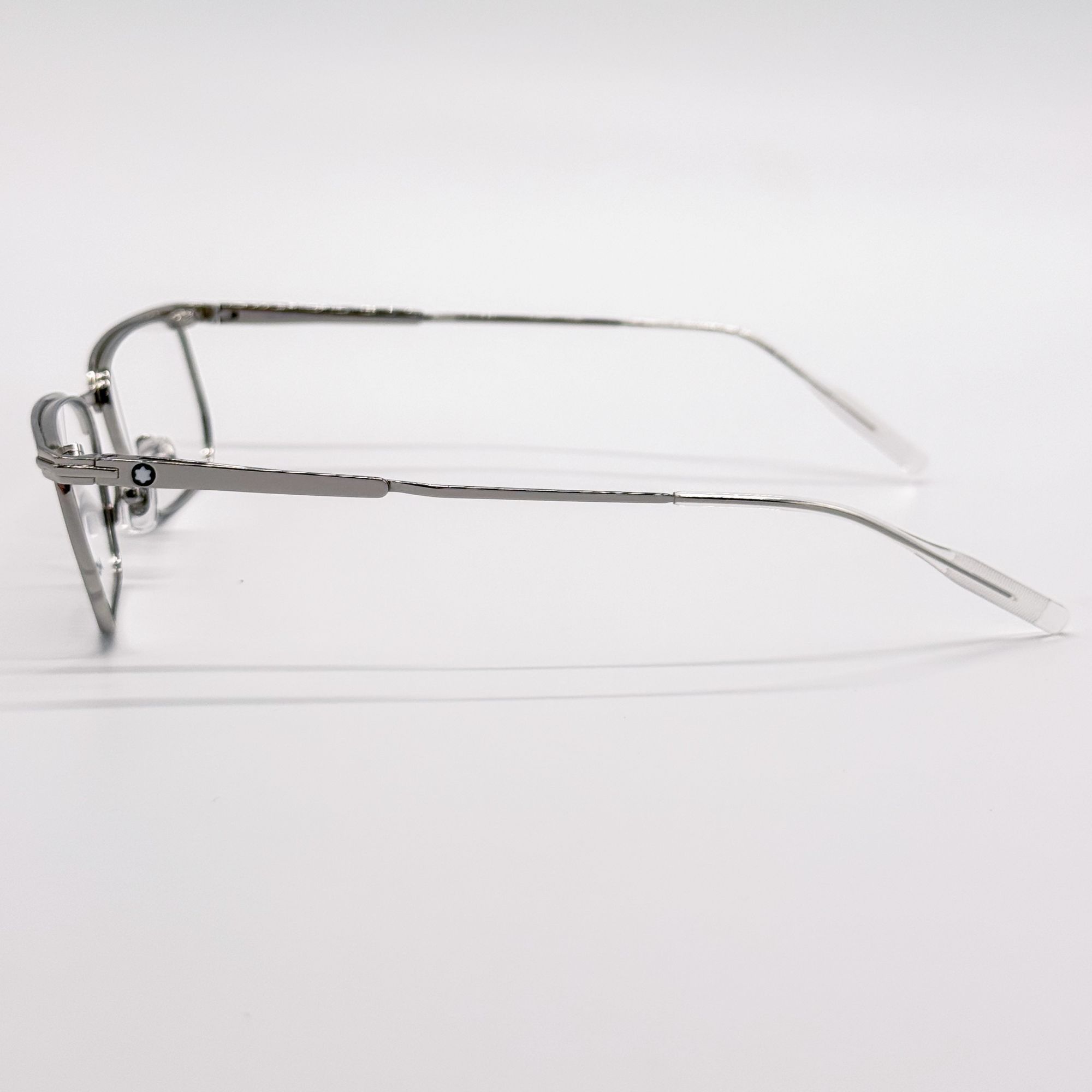 Montblanc NEW MONTBLANC EYEGLASSES MB0219O 001 SILVER MEN EYEWEAR Size ONE SIZE - 5 Thumbnail