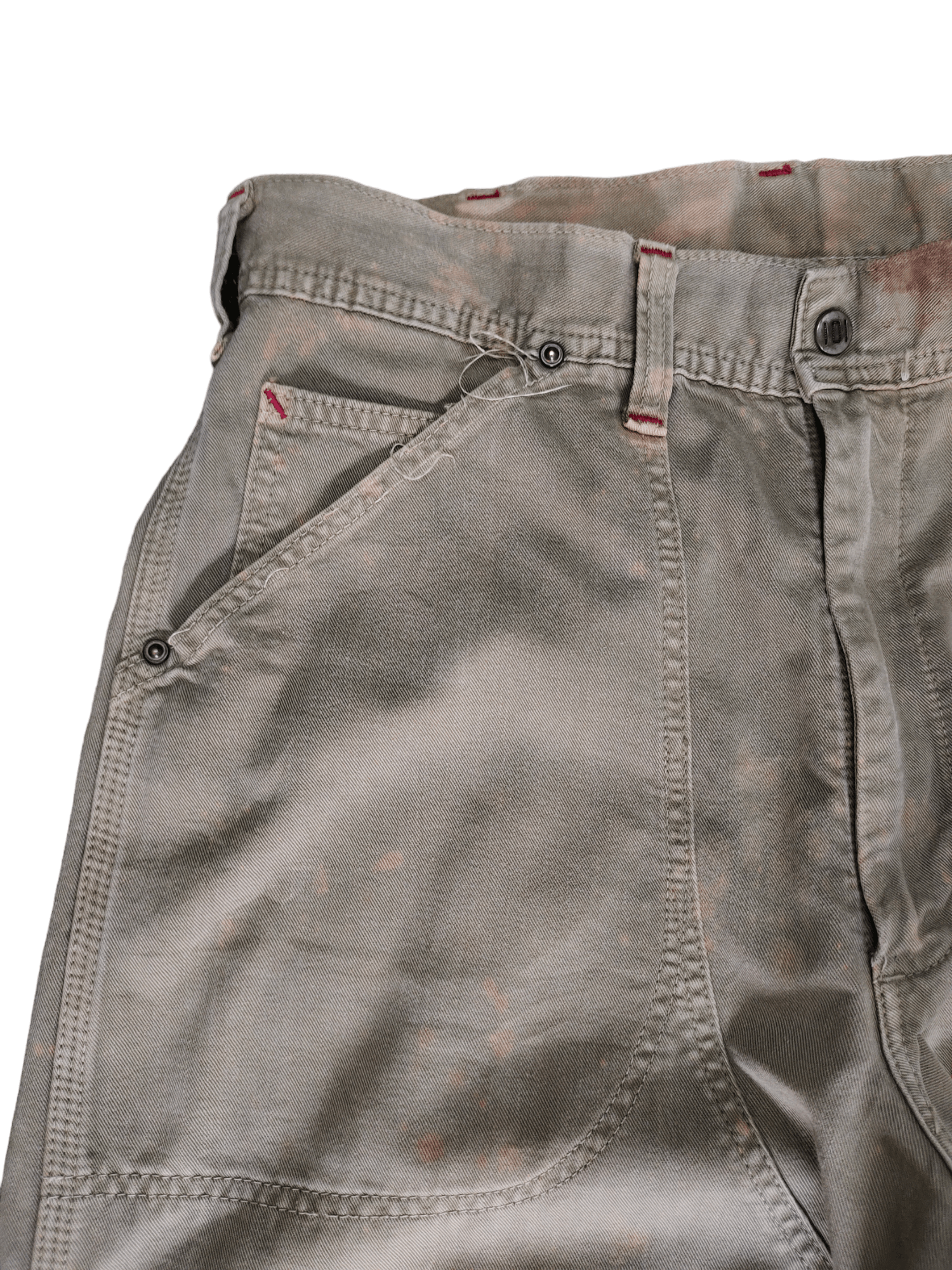 Comme des Garcons × Undercover Baggy Jean Edwin 101 Double Knee Carpenter Distress Wide Leg Size US 32 / EU 48 - 12 Thumbnail